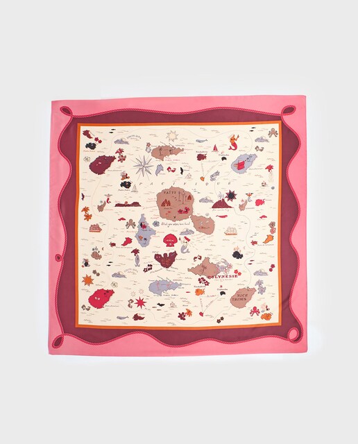 Imagen 0 de Pañuelo de mujer con estampado Pacific Island