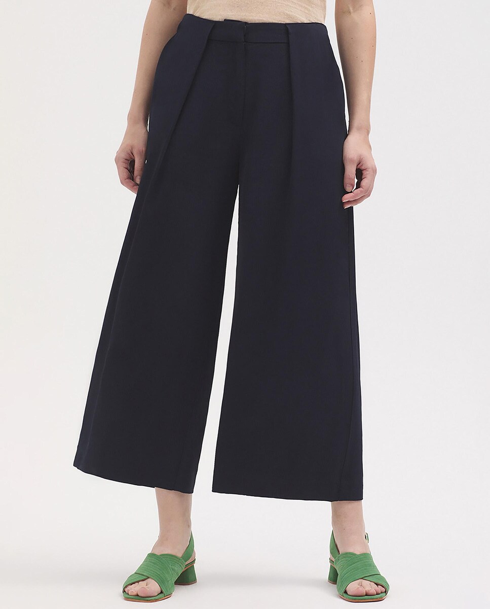 Falda Pantalón Larga Corte Inglés Falda Pantalón Con Trabillas Y