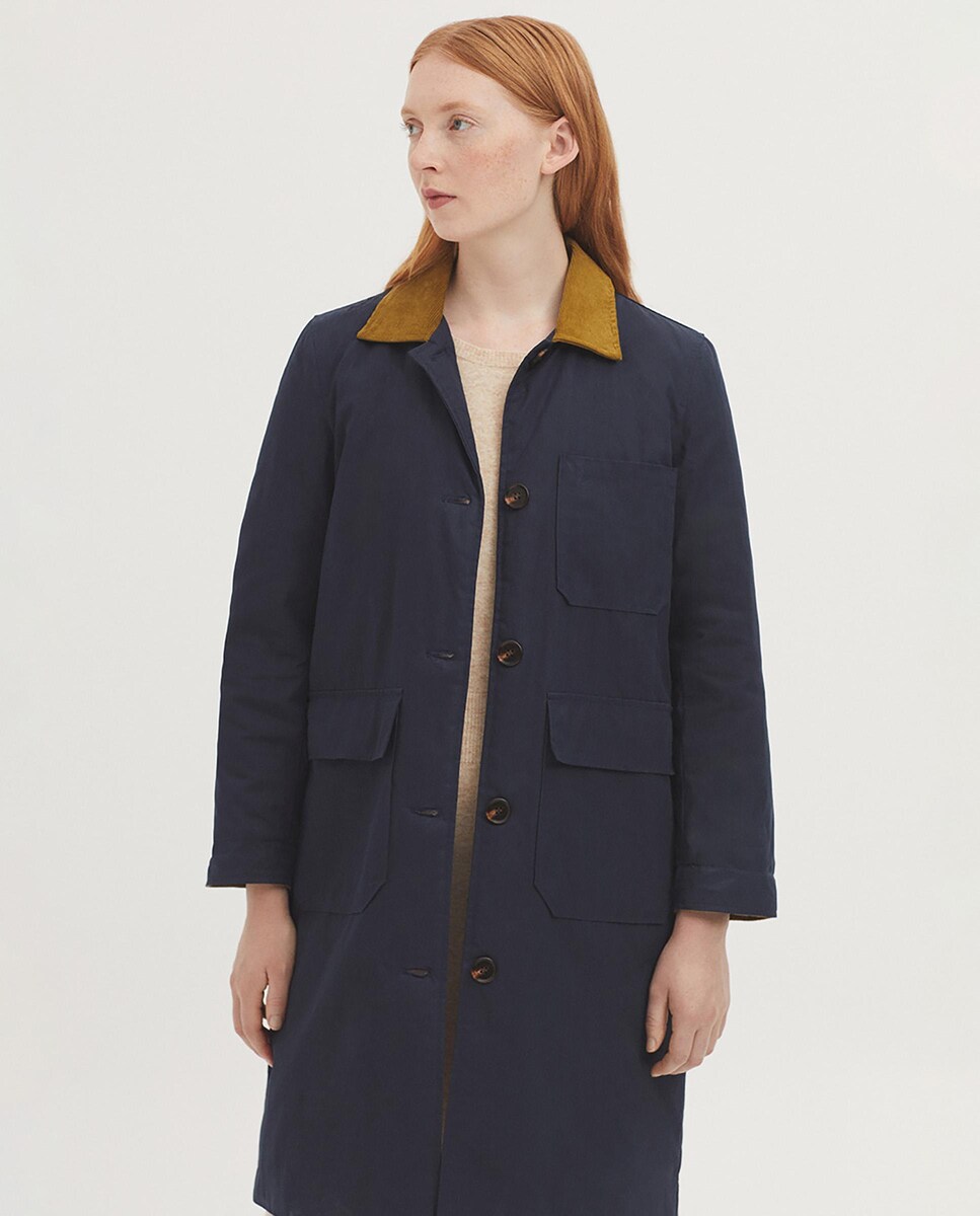 Trenca de mujer repelente al agua con cuello camisero · Nice