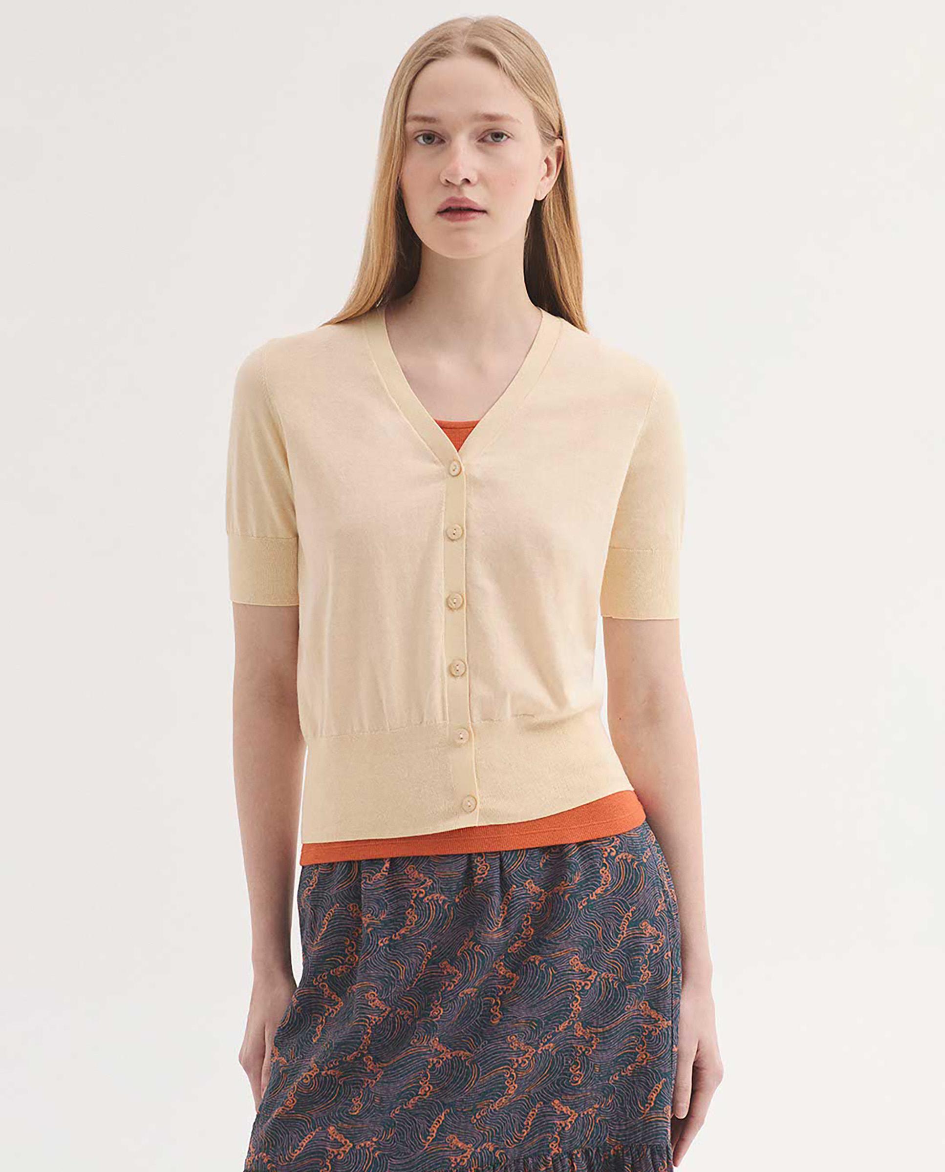 Nice Things - Jersey de mujer 100% algodón liso.