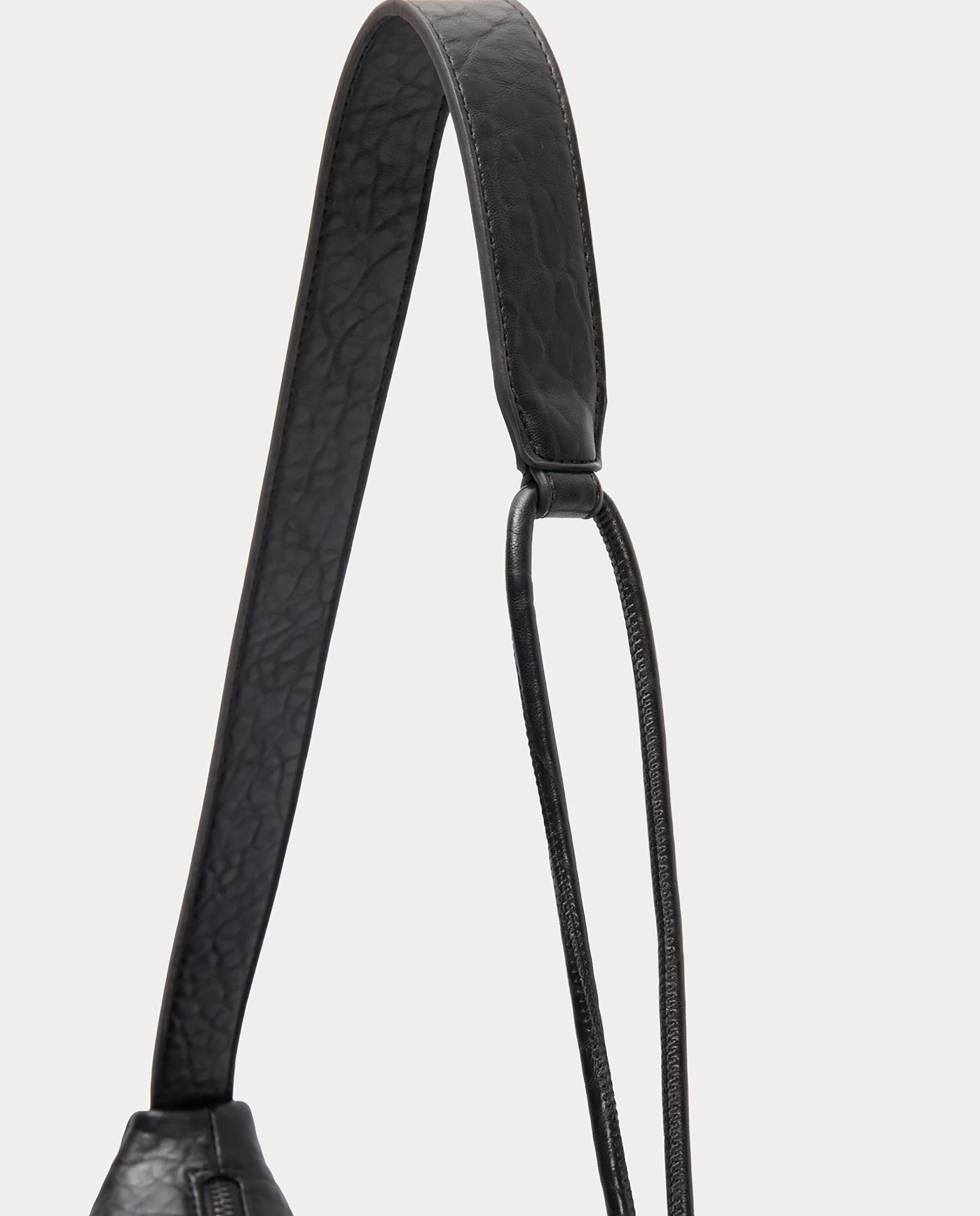 Bolso de hombro efecto animal print con cierre de cremallera - Nice Things - Negro Negro-5
