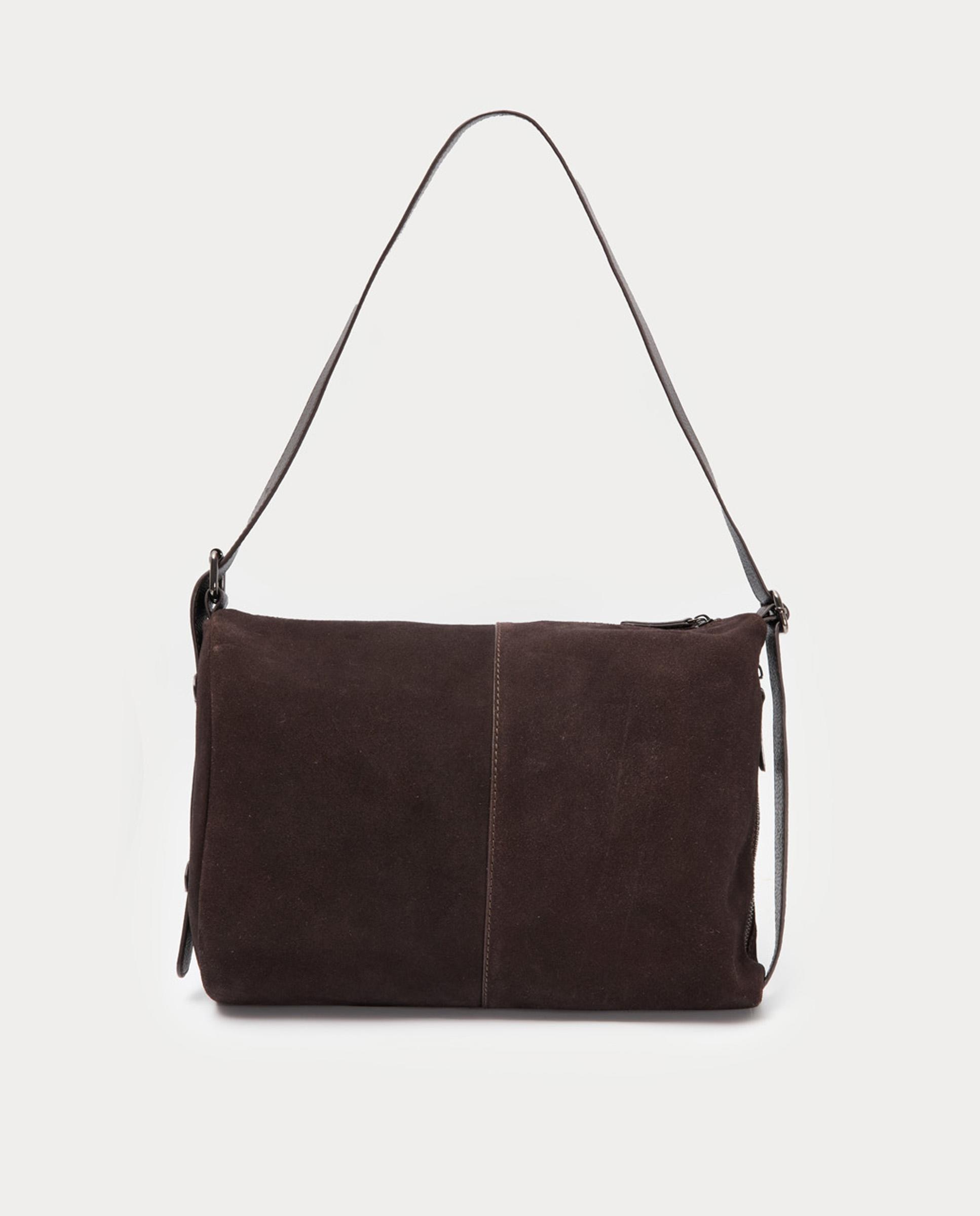 Imagen 0 de Bolso de hombro 100% piel multiposición Marrón