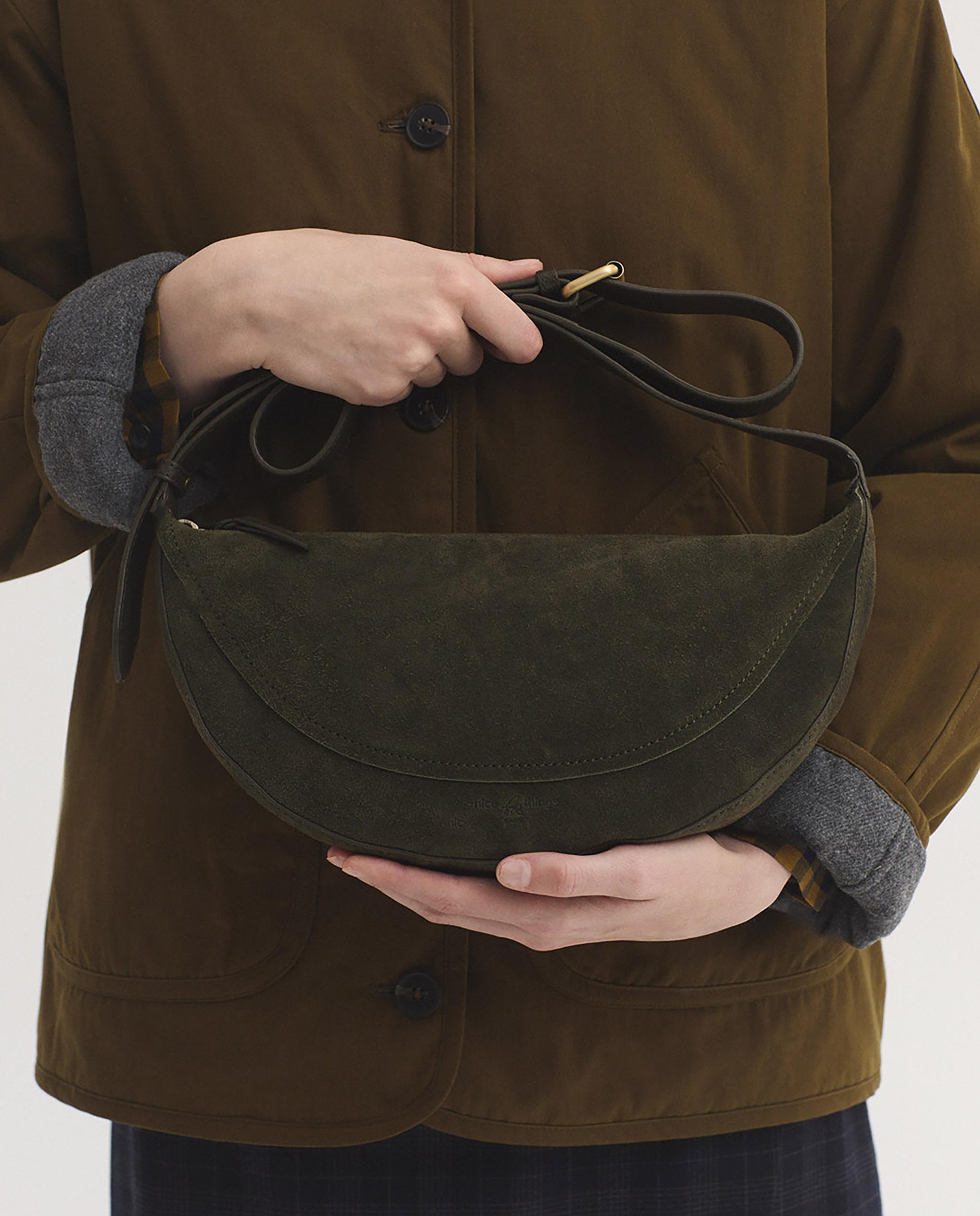 Imagen 3 de Bolso de hombro 100% piel con asa regulable - Nice Things - Verde Verde