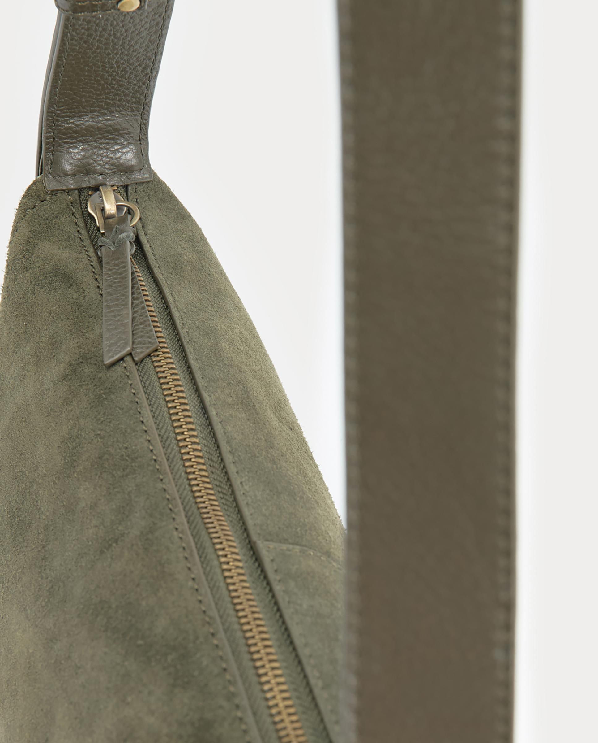 Imagen 6 de Bolso de hombro 100% piel con asa regulable - Nice Things - Verde Verde