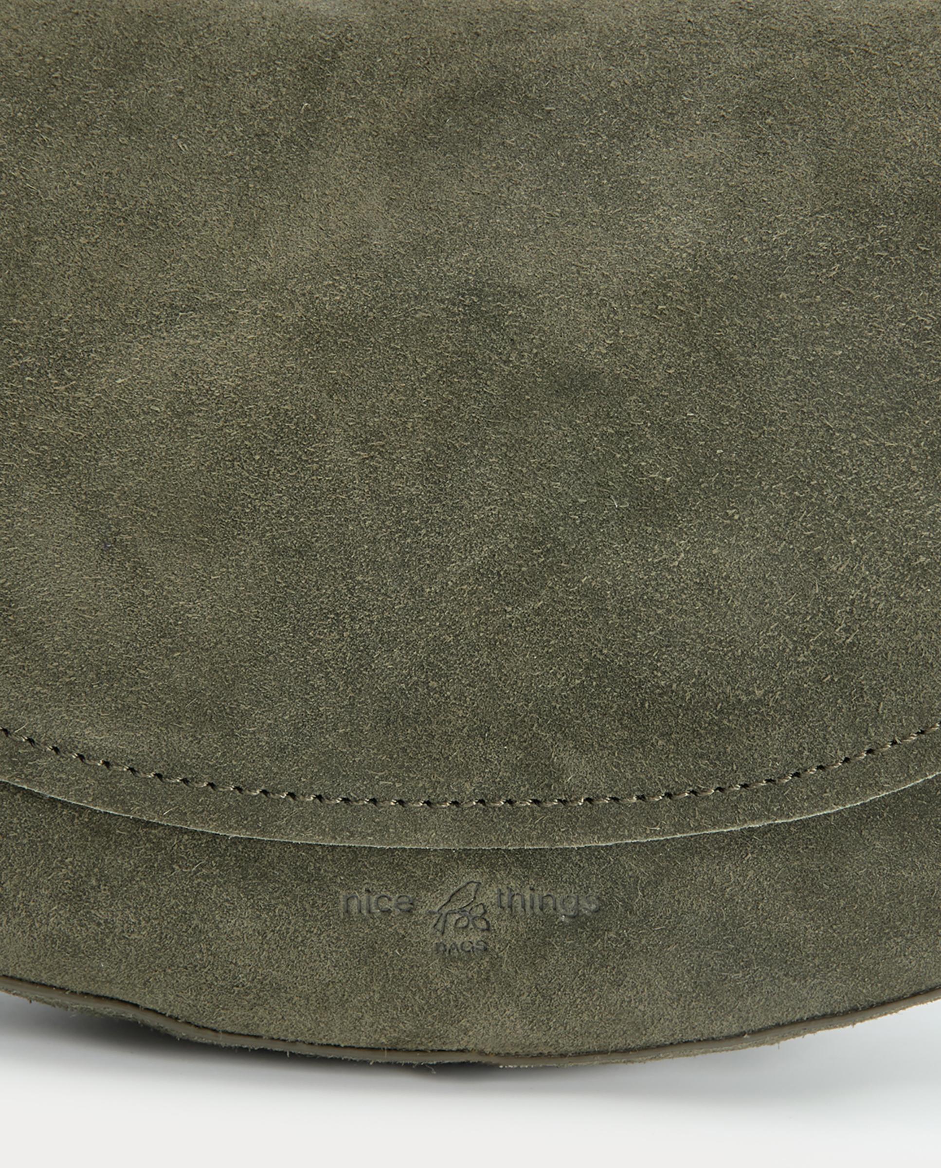 Imagen 8 de Bolso de hombro 100% piel con asa regulable - Nice Things - Verde Verde