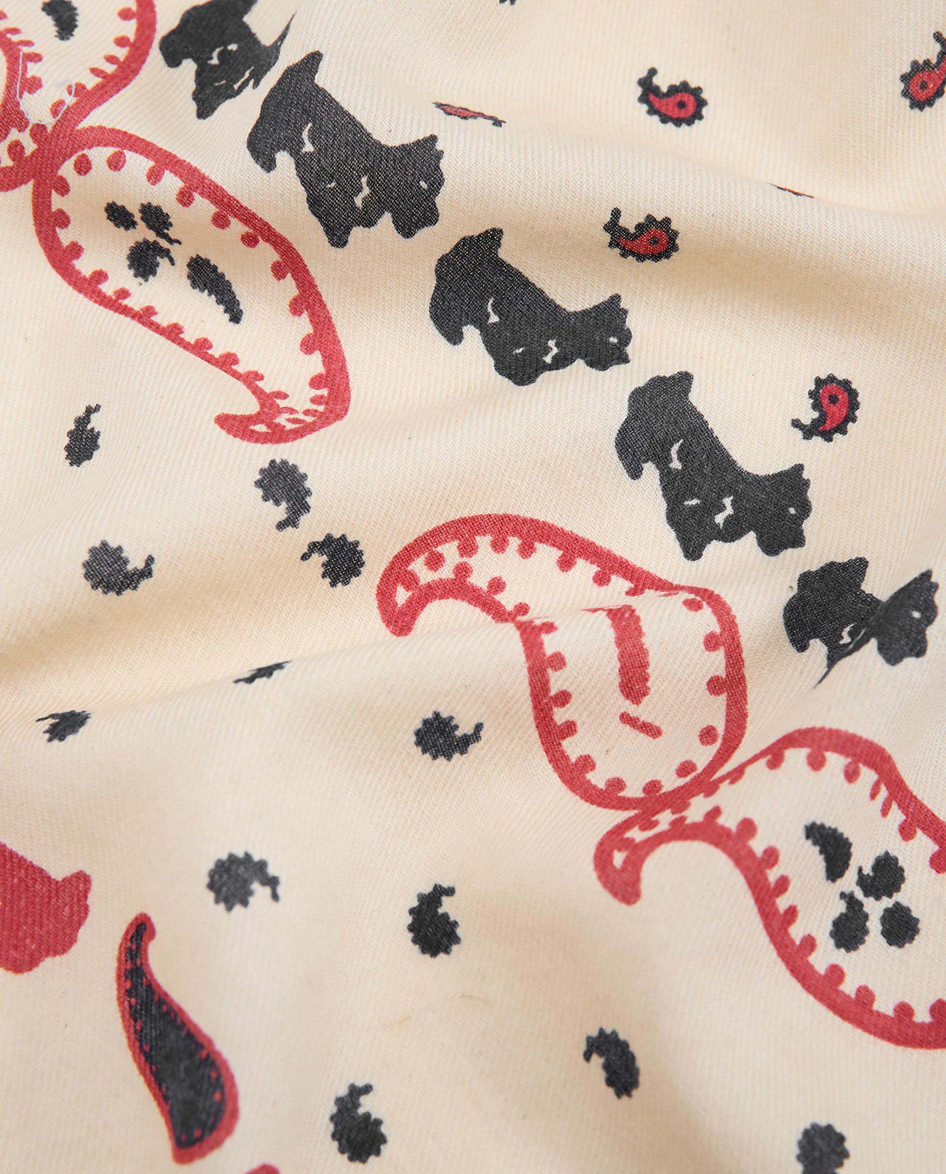 Bandana de mujer en algodón con estampados - Nice Things - Beige Beige-6