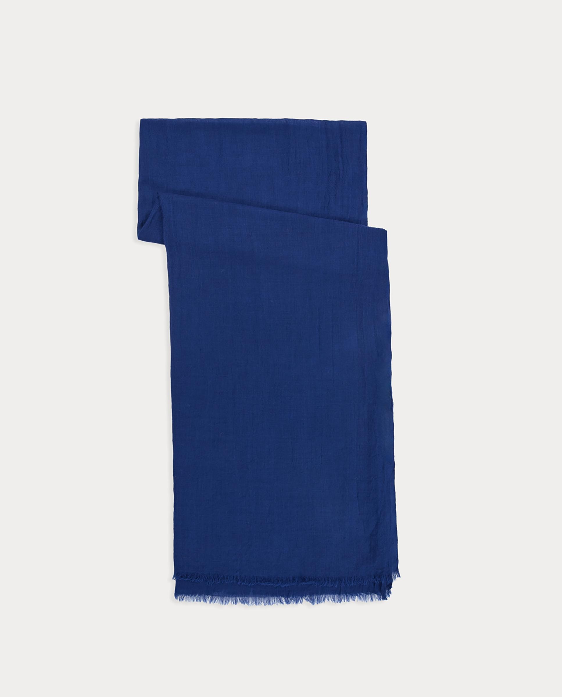 Fular de mujer 100% lana liso - Nice Things - Azul Azul-1