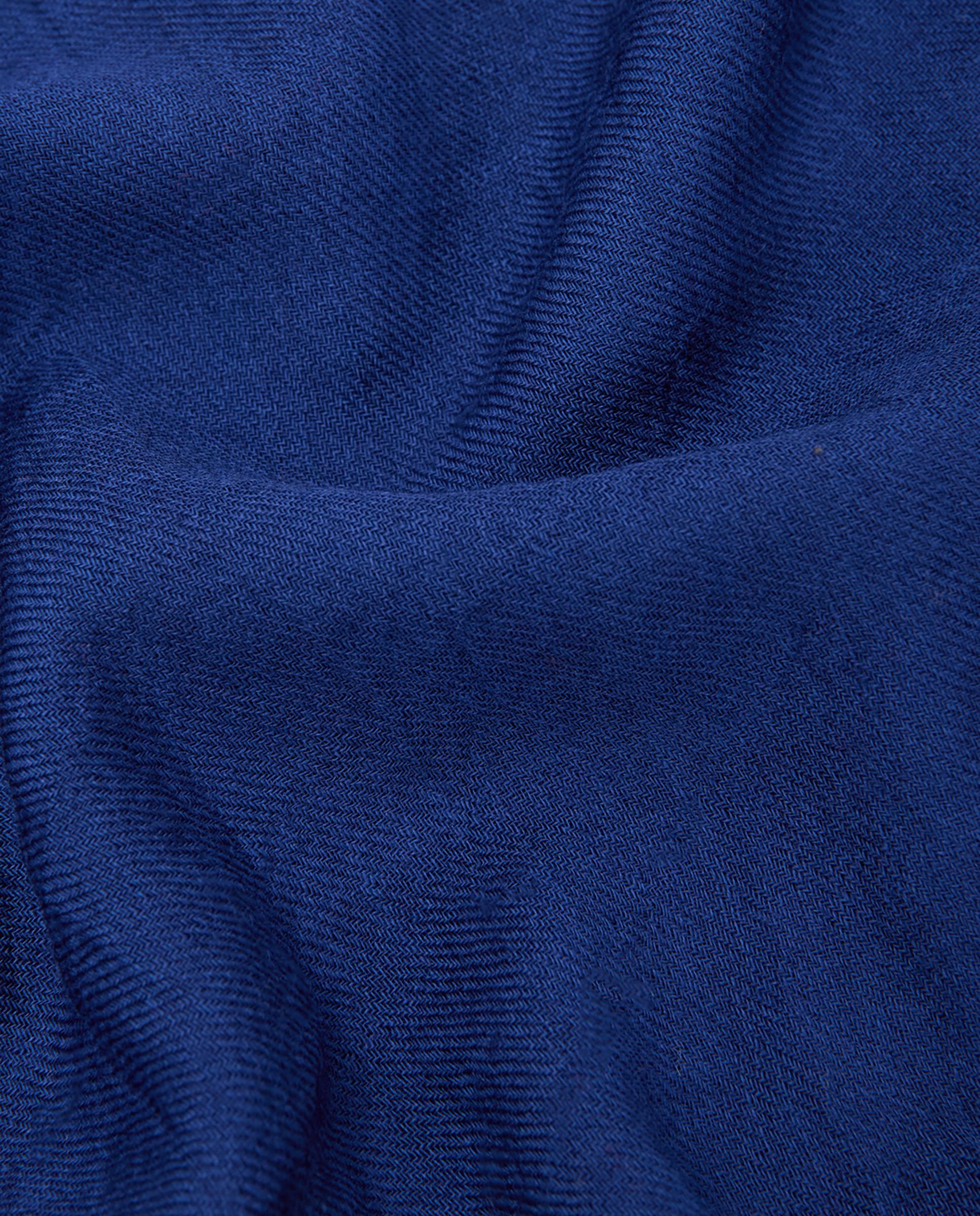Fular de mujer 100% lana liso - Nice Things - Azul Azul-5