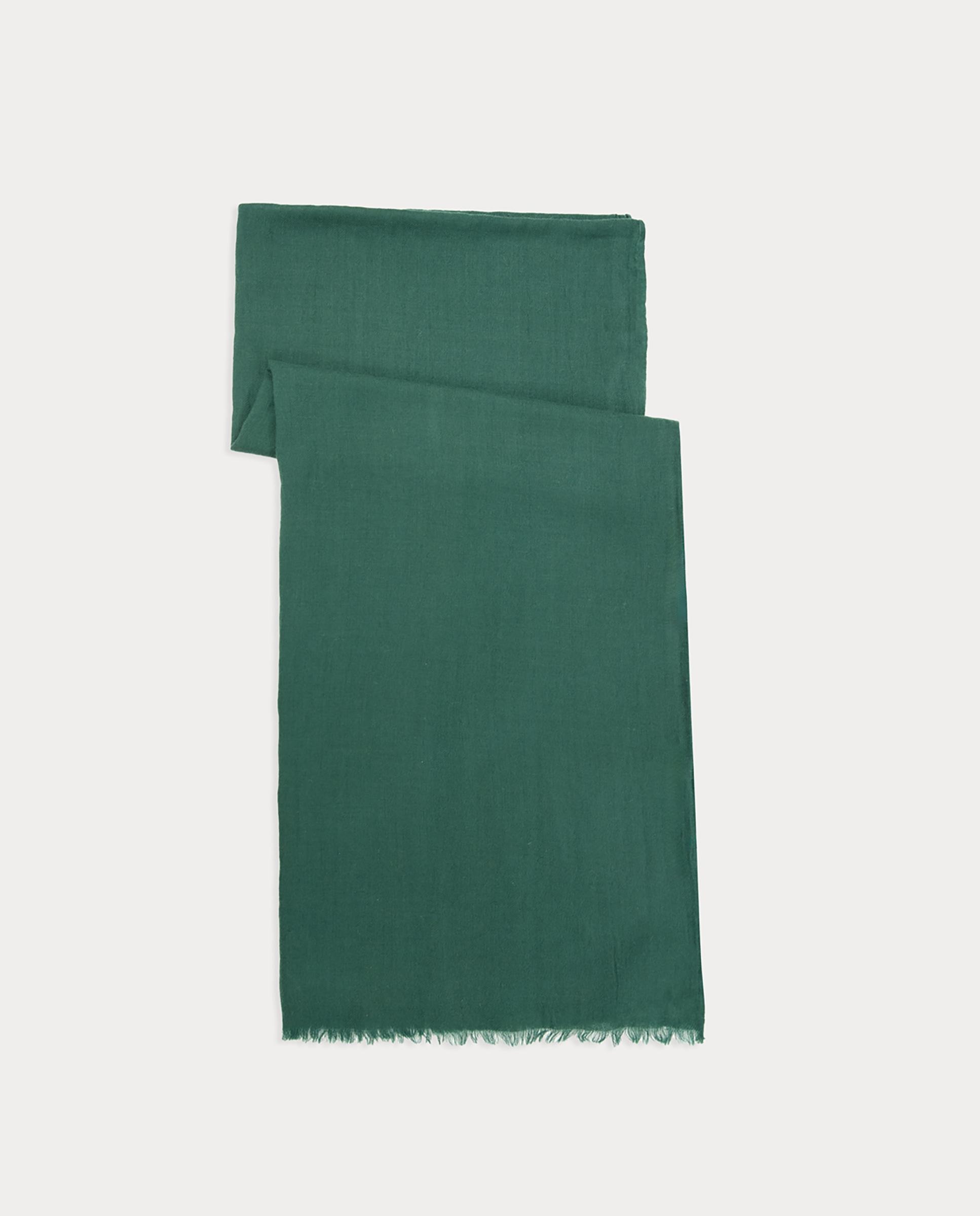 Fular de mujer 100% lana liso - Nice Things - Verde Verde-1