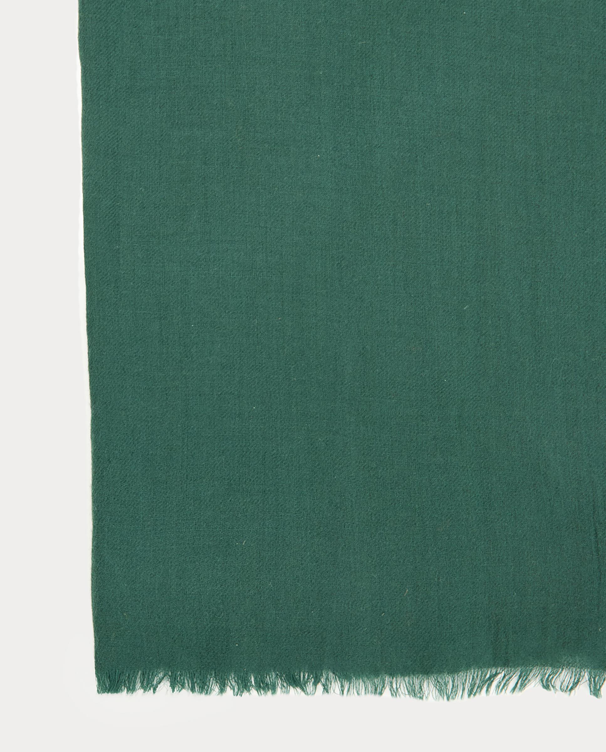 Fular de mujer 100% lana liso - Nice Things - Verde Verde-6