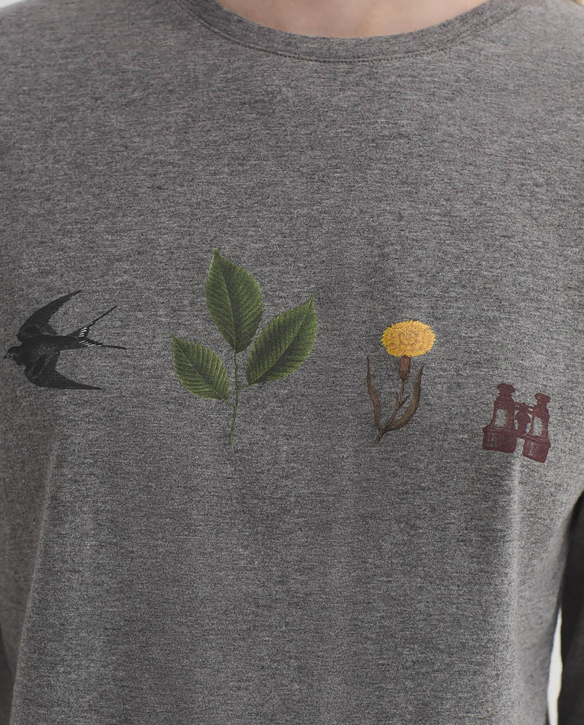 Camiseta de mujer 100% algodón con estampados - Nice Things - Gris Gris-6