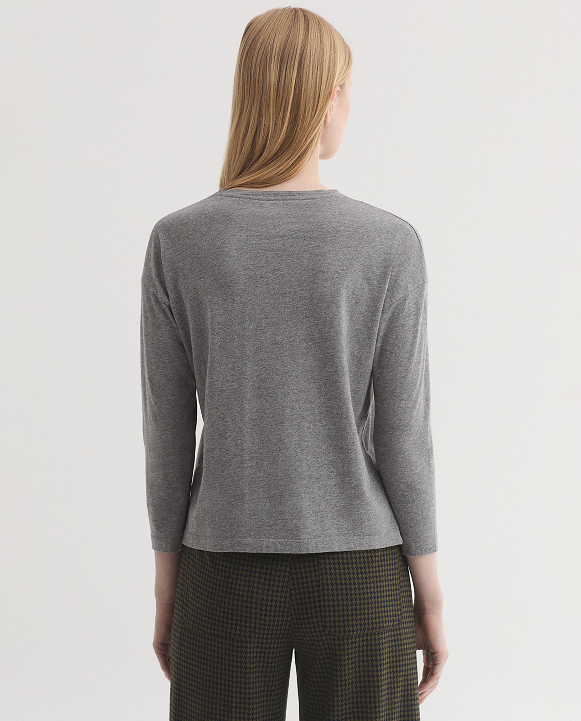 Camiseta de mujer 100% algodón con estampados - Nice Things - Gris Gris-3