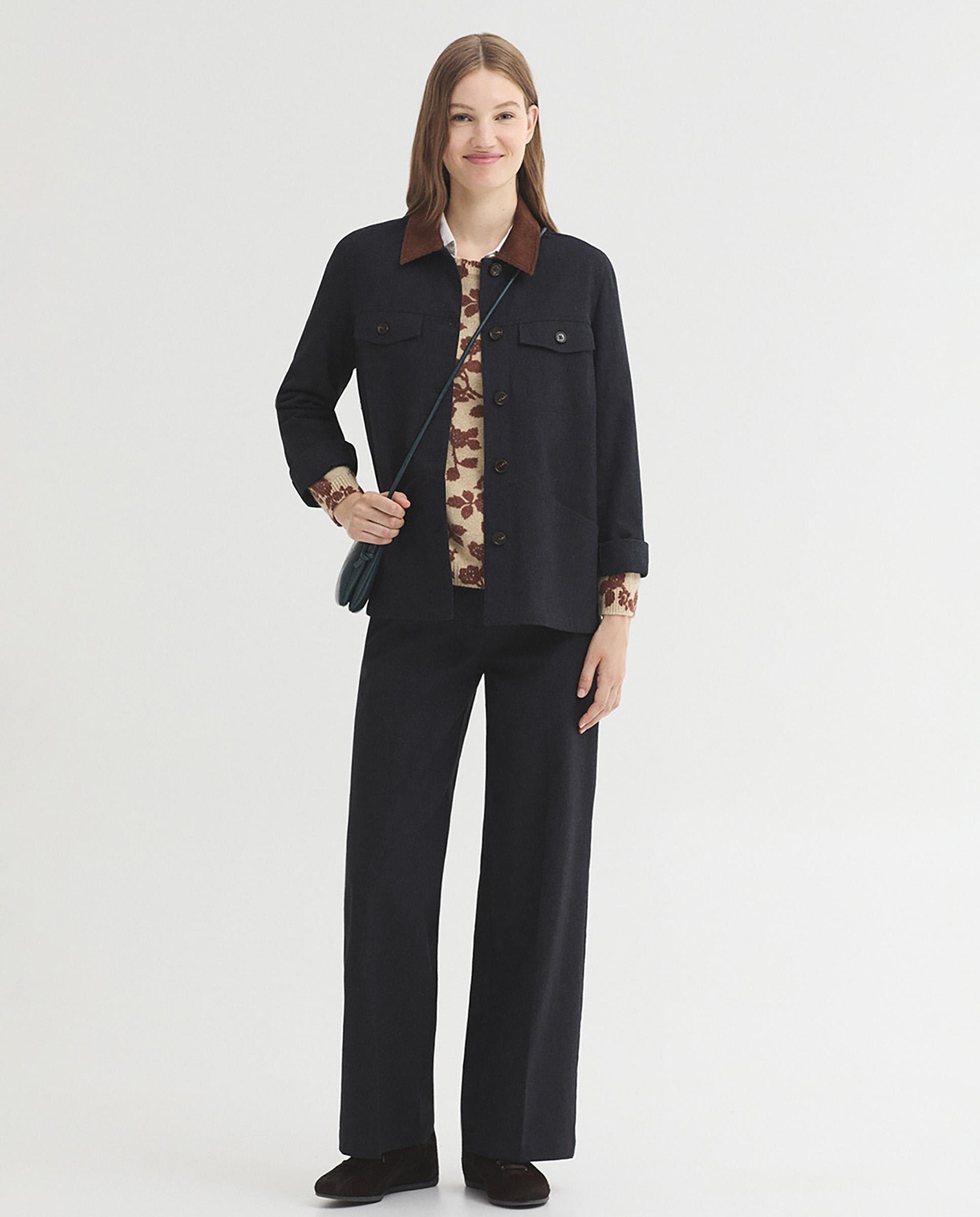Jersey de mujer con estampado de flores - Nice Things - Crudo Crudo-5