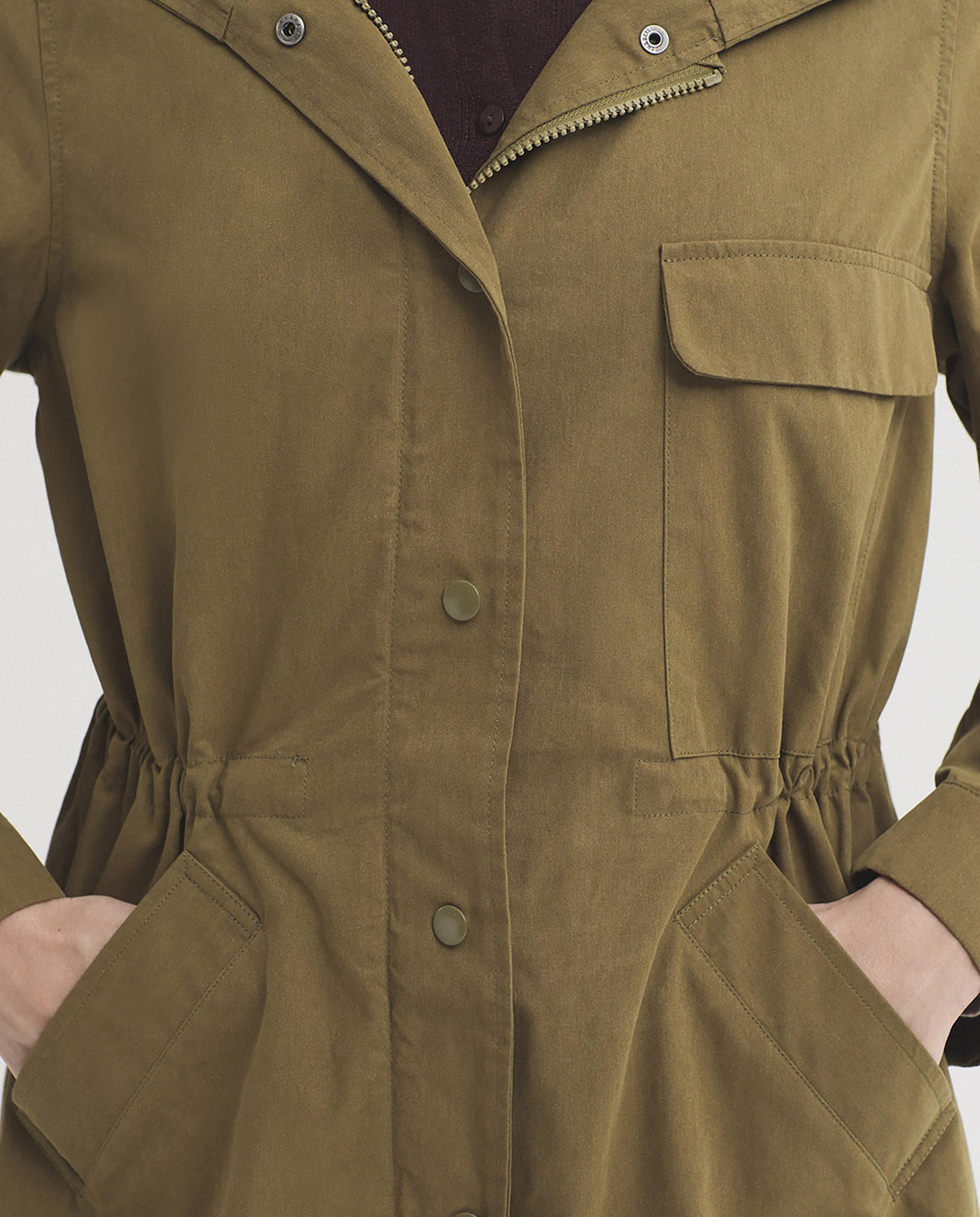Parka de mujer con capucha repelente al agua - Nice Things - Kaki Kaki-7