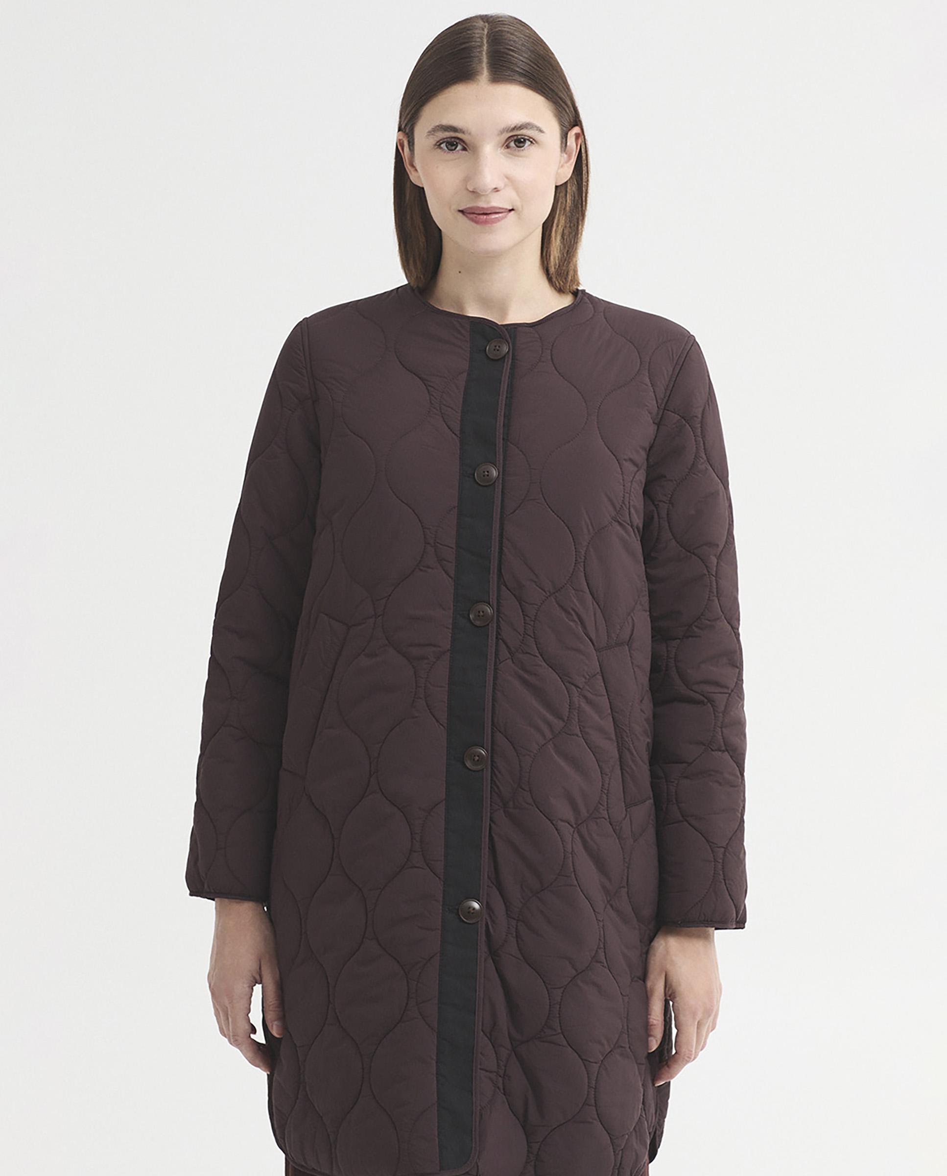 Parka de mujer con capucha repelente al agua - Nice Things - Negro Negro-4