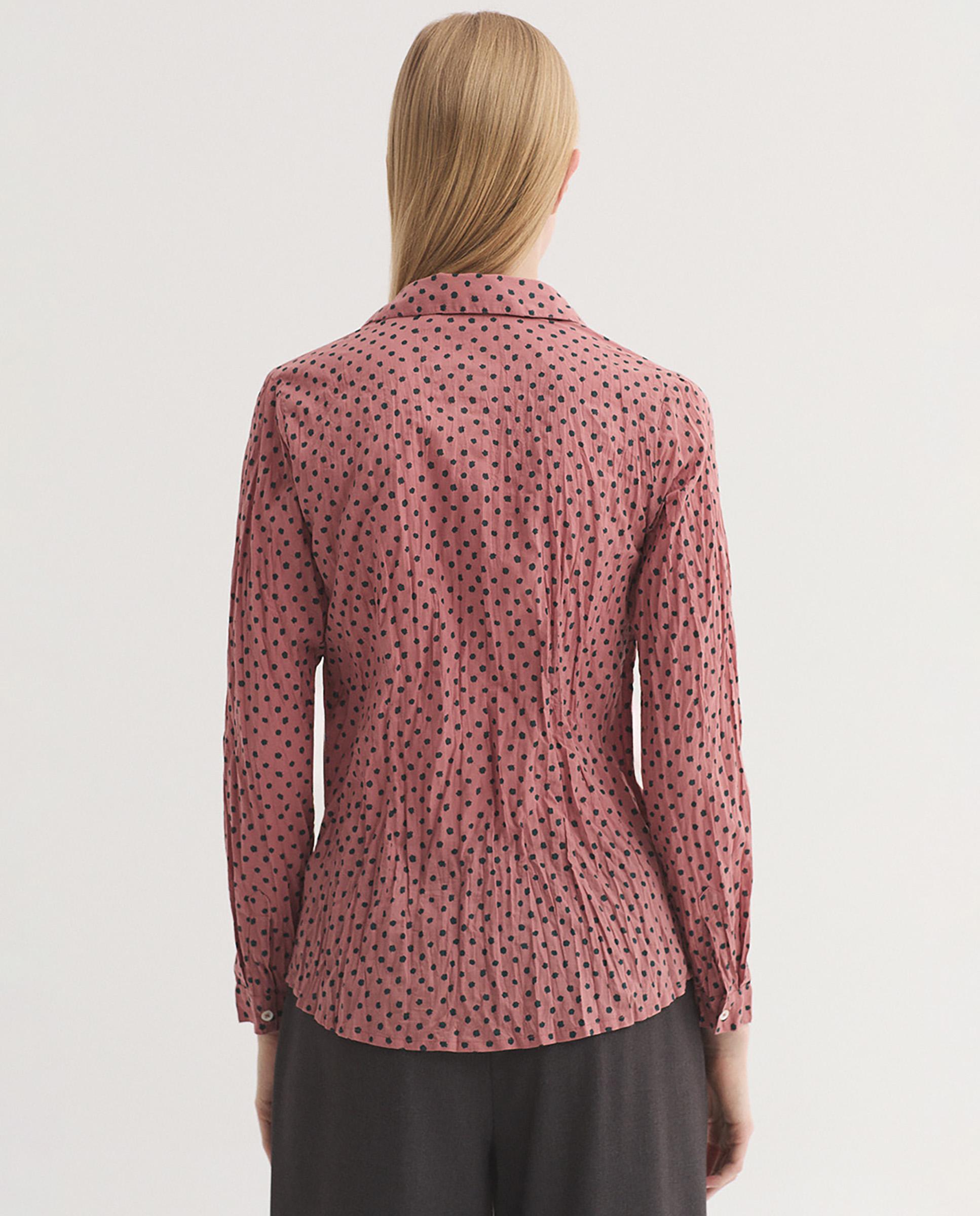 Camisa de mujer 100% algodón con lunares - Nice Things - Rosa Rosa-4