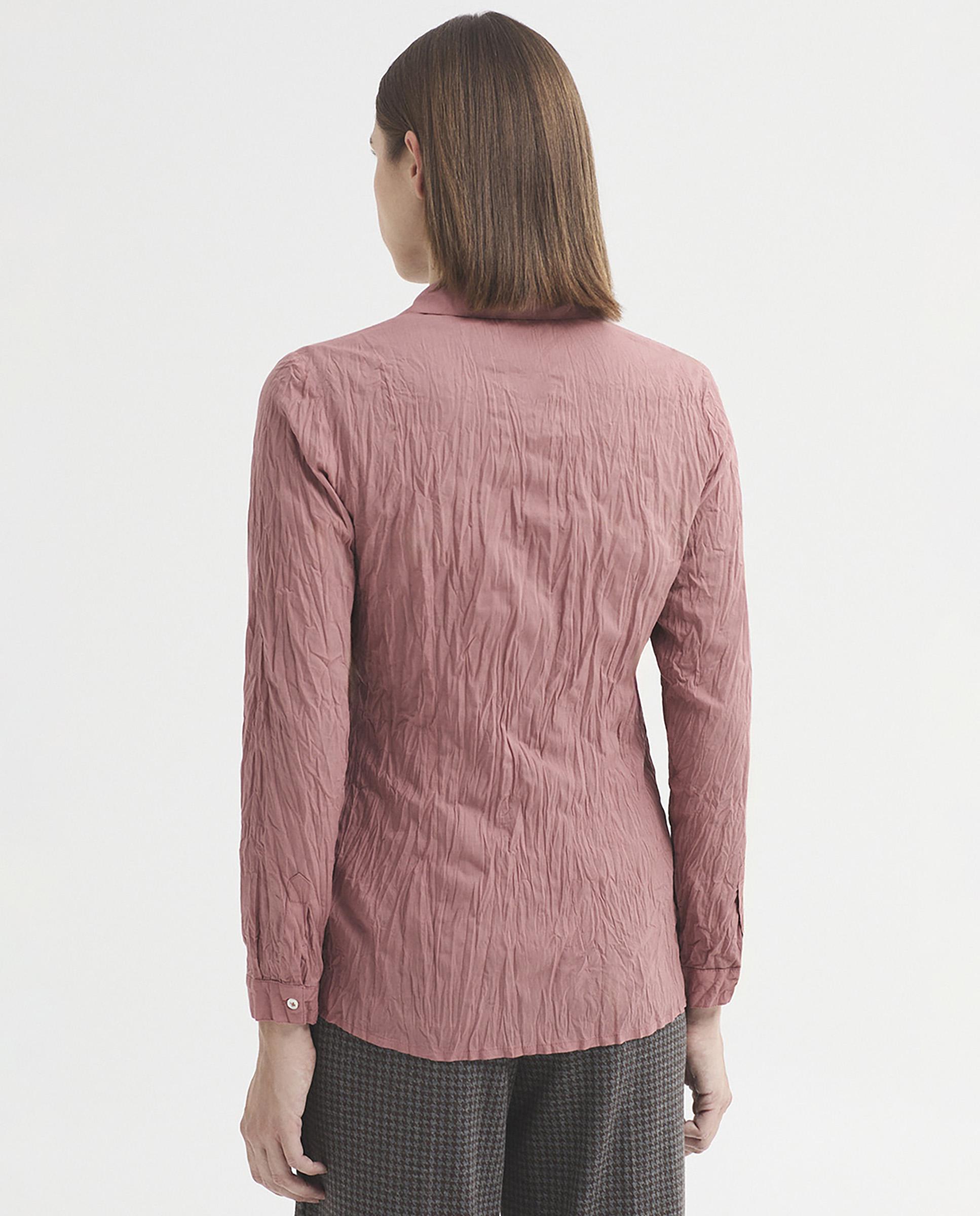 Camisa de mujer 100% algodón lisa - Nice Things - Rosa Rosa-5