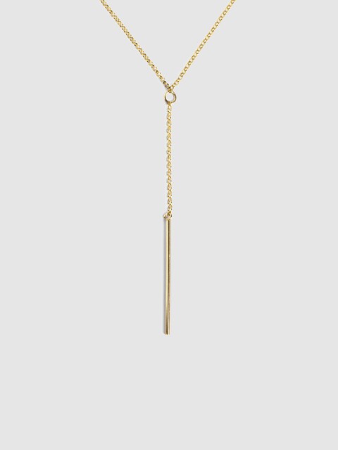 Imagen 0 de Collar Y Stick de plata bañado en oro