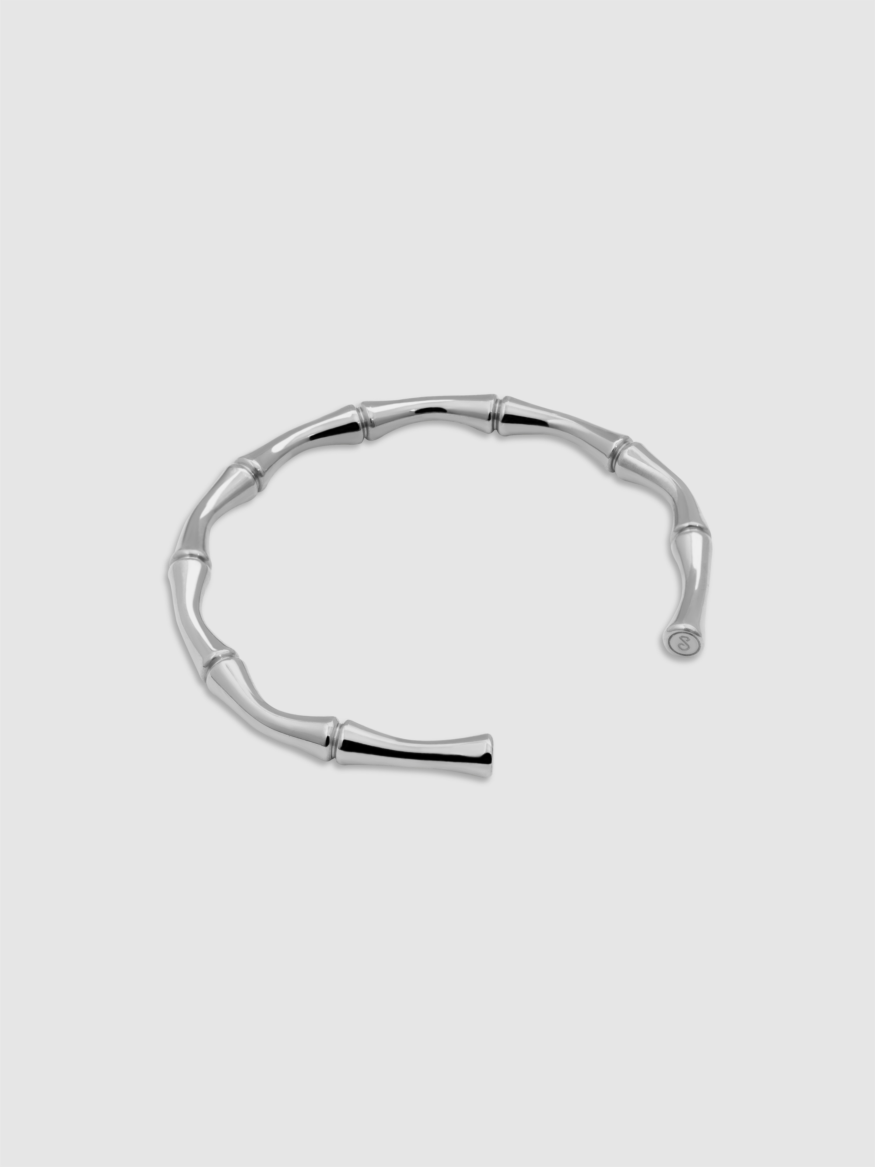 Pulsera sugarcane de acero - Singularu - Plateado Plateado-3