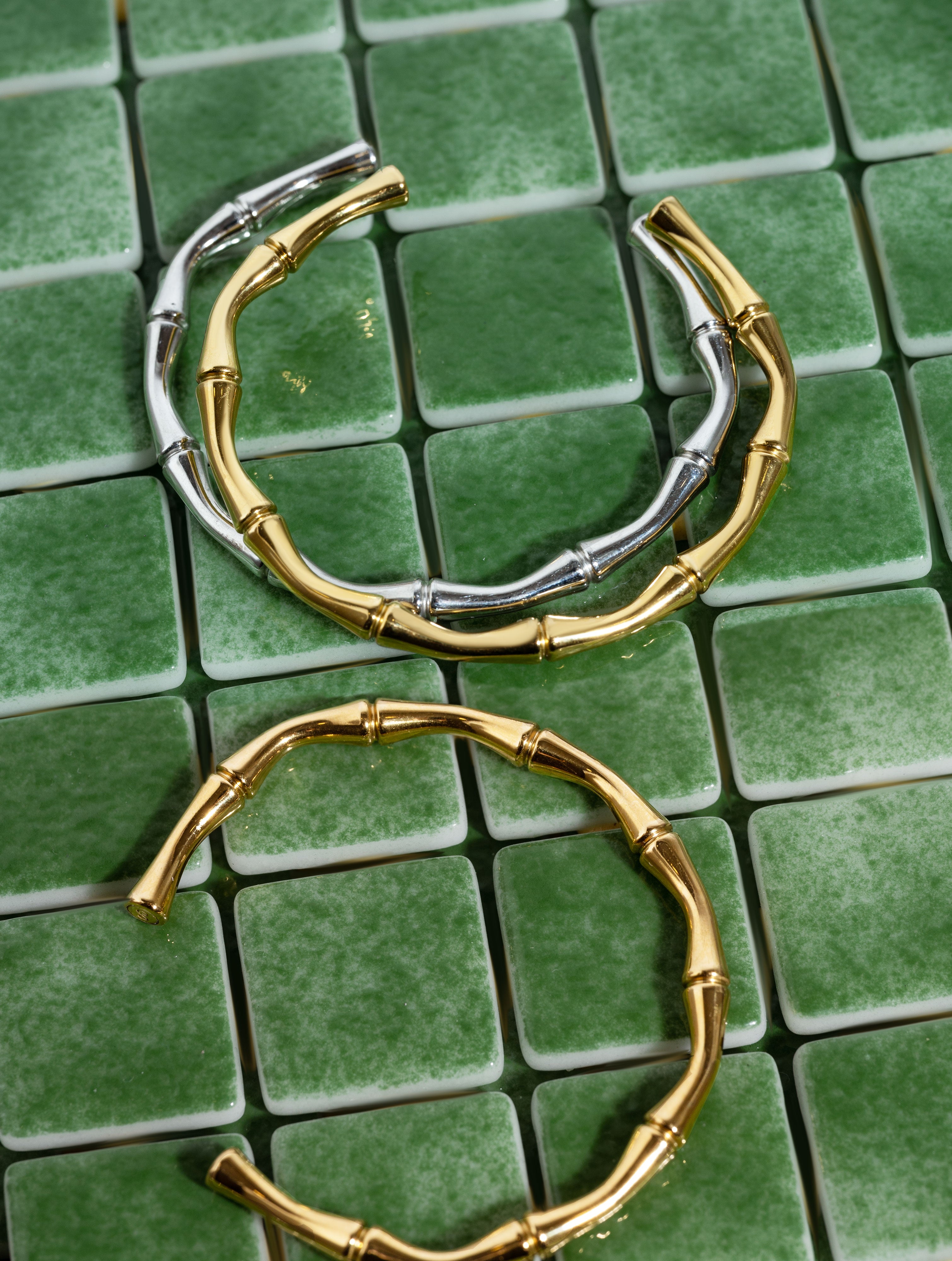 Pulsera sugarcane de acero - Singularu - Plateado Plateado-4