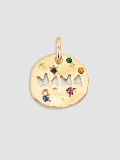 Imagen 0 de Charm Mamá de aleación de metales bañado en oro