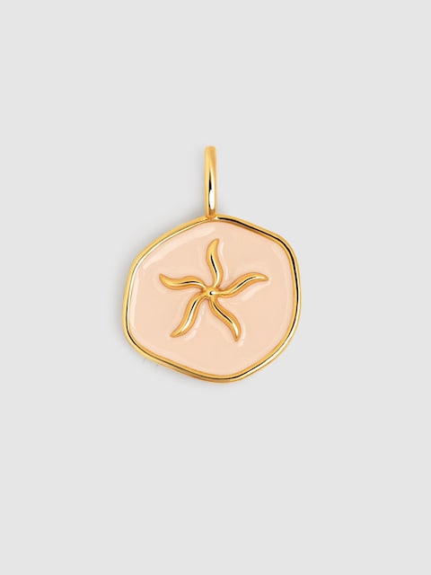 Imagen 0 de Charm Estrellita de Mar de aleación de metales bañado en oro
