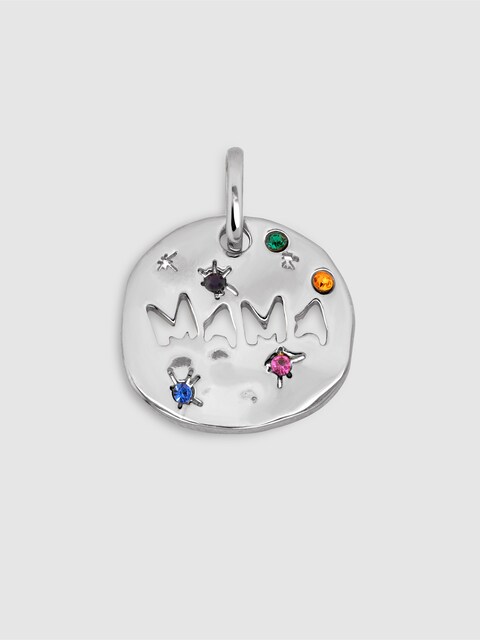 Imagen 0 de Charm Mamá de aleación de metales bañado en rodio