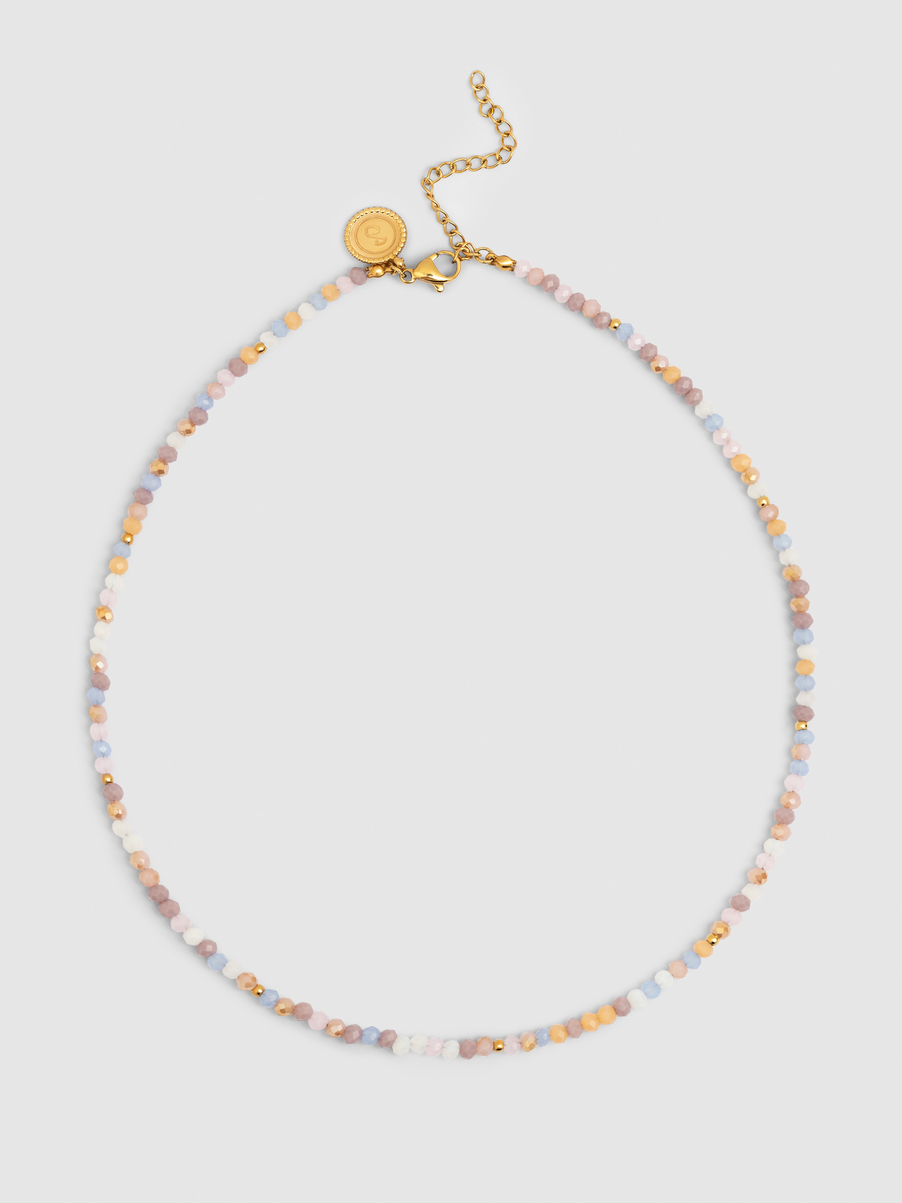Imagen 4 de Collar daphne de acero bañado en oro - Multicolor Multicolor