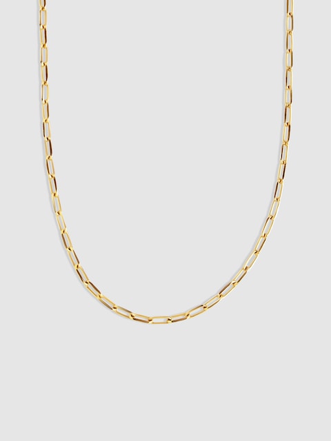 Imagen 0 de Collar Chic 55 de acero bañado en oro