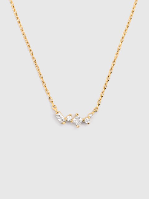 Imagen 0 de Collar Casiopea de aleación de metales bañado en oro