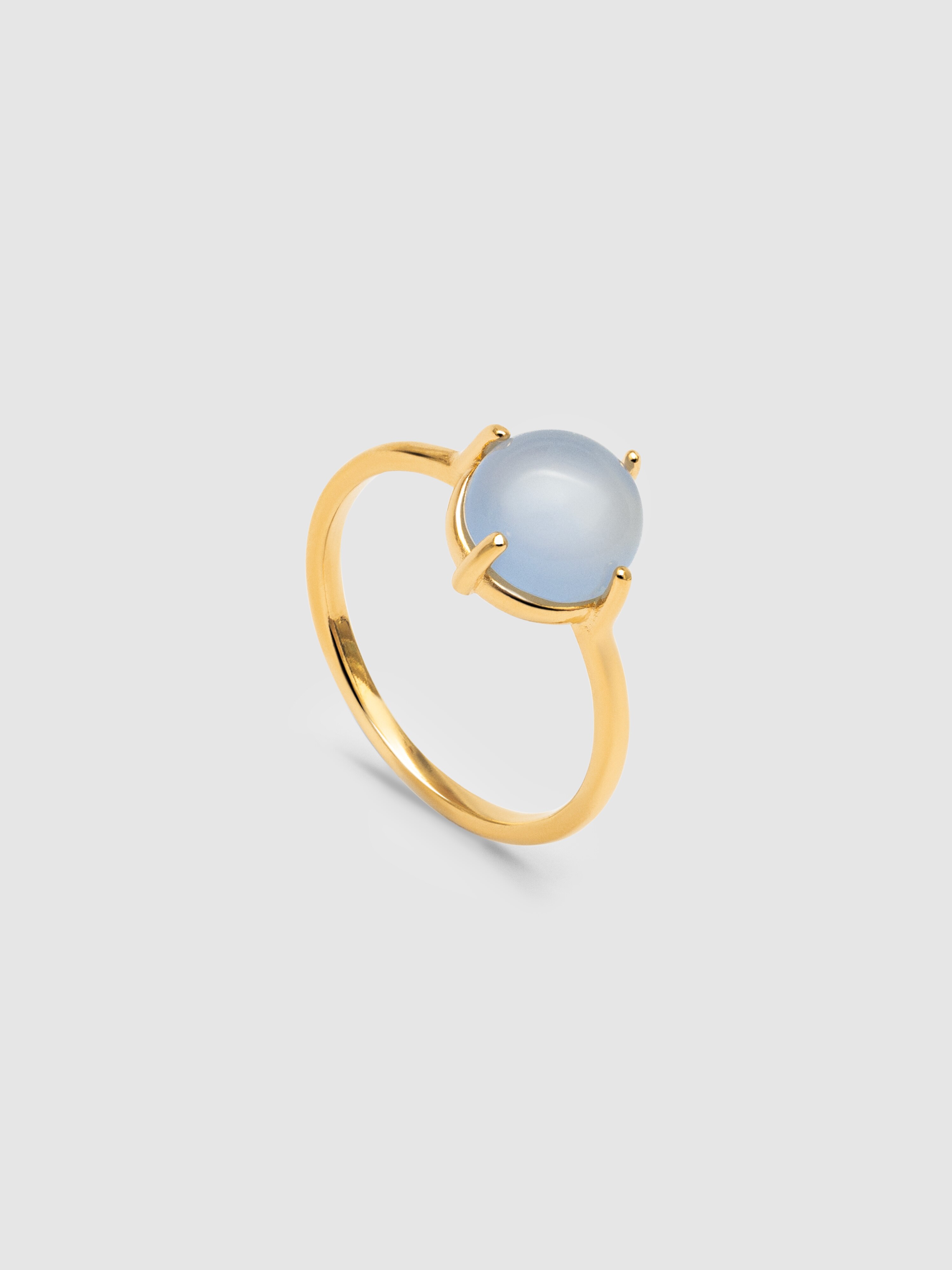 Anillo celebrate de aleación de metales bañado en oro - Singularu - Azul Azul-3
