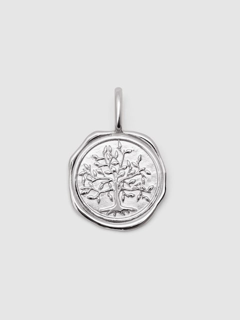 Imagen 0 de Charm Árbol de La Vida de aleación de metales bañado en rodio