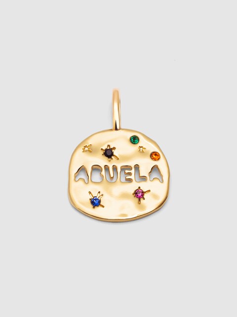 Imagen 0 de Charm Abuela de aleación de metales bañado en oro