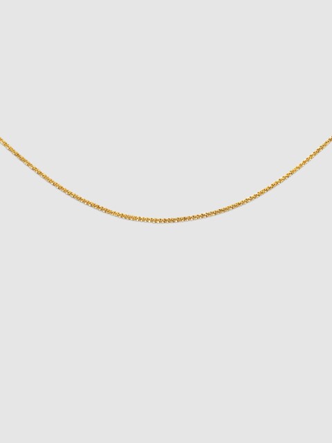 Imagen 0 de Collar Fine Tinsel de acero bañado en oro