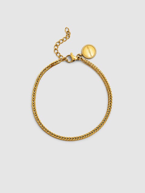 Imagen 0 de Pulsera Orlina de acero bañado en oro