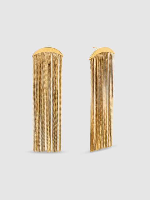 Imagen 0 de Pendientes Cleopatra de acero bañado en oro