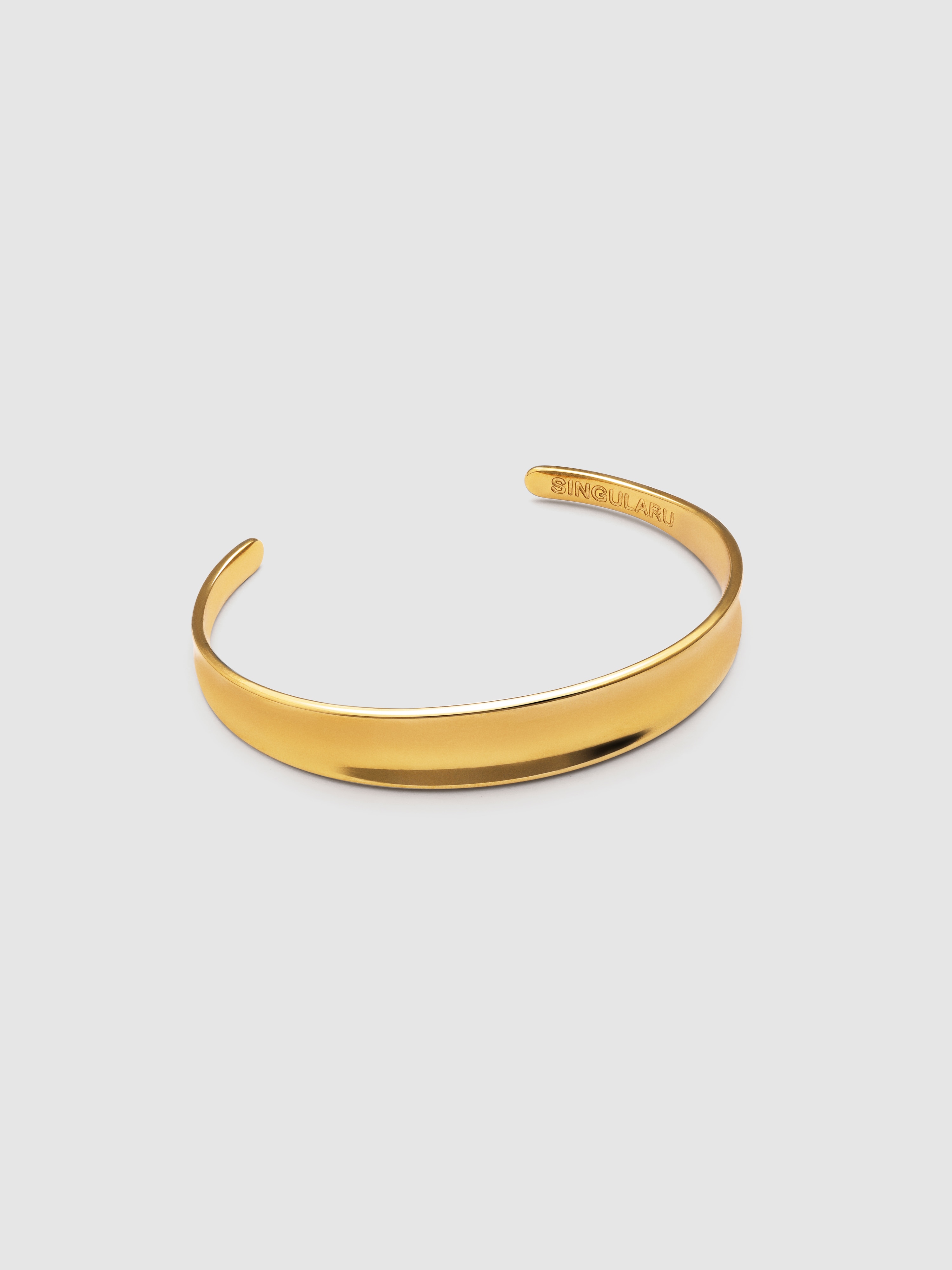 Imagen 0 de Pulsera easy de acero bañado en oro Dorado