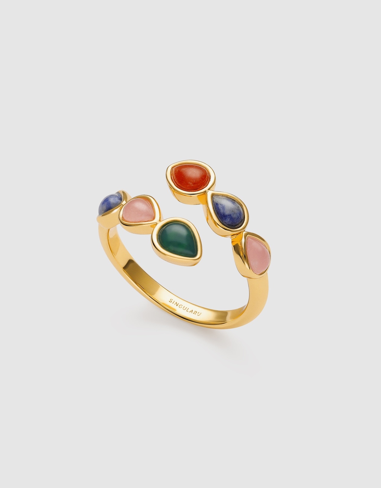 Anillo ajustable gota stones - Singularu - Multicolor Multicolor-3