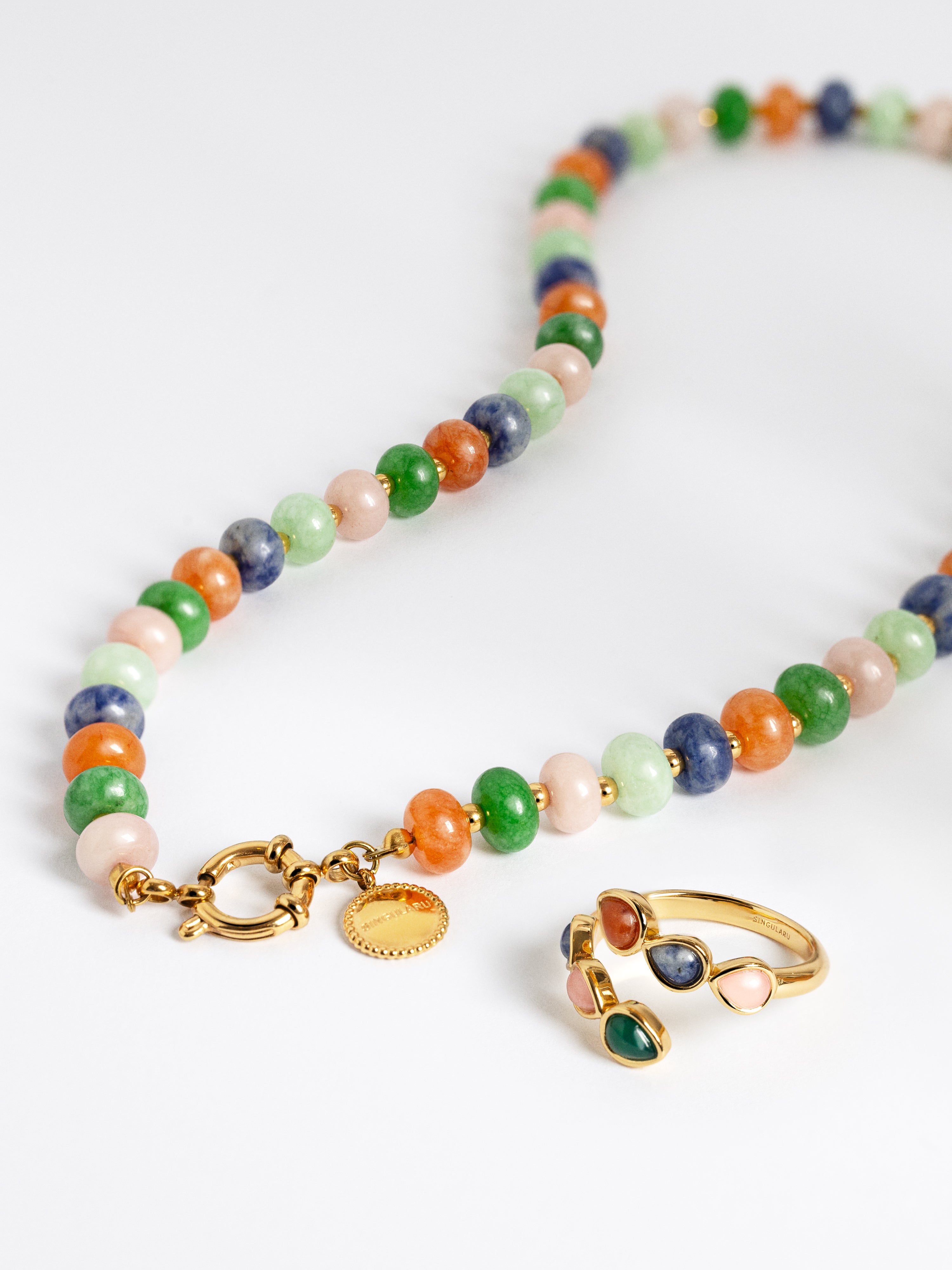 Anillo ajustable gota stones - Singularu - Multicolor Multicolor-5