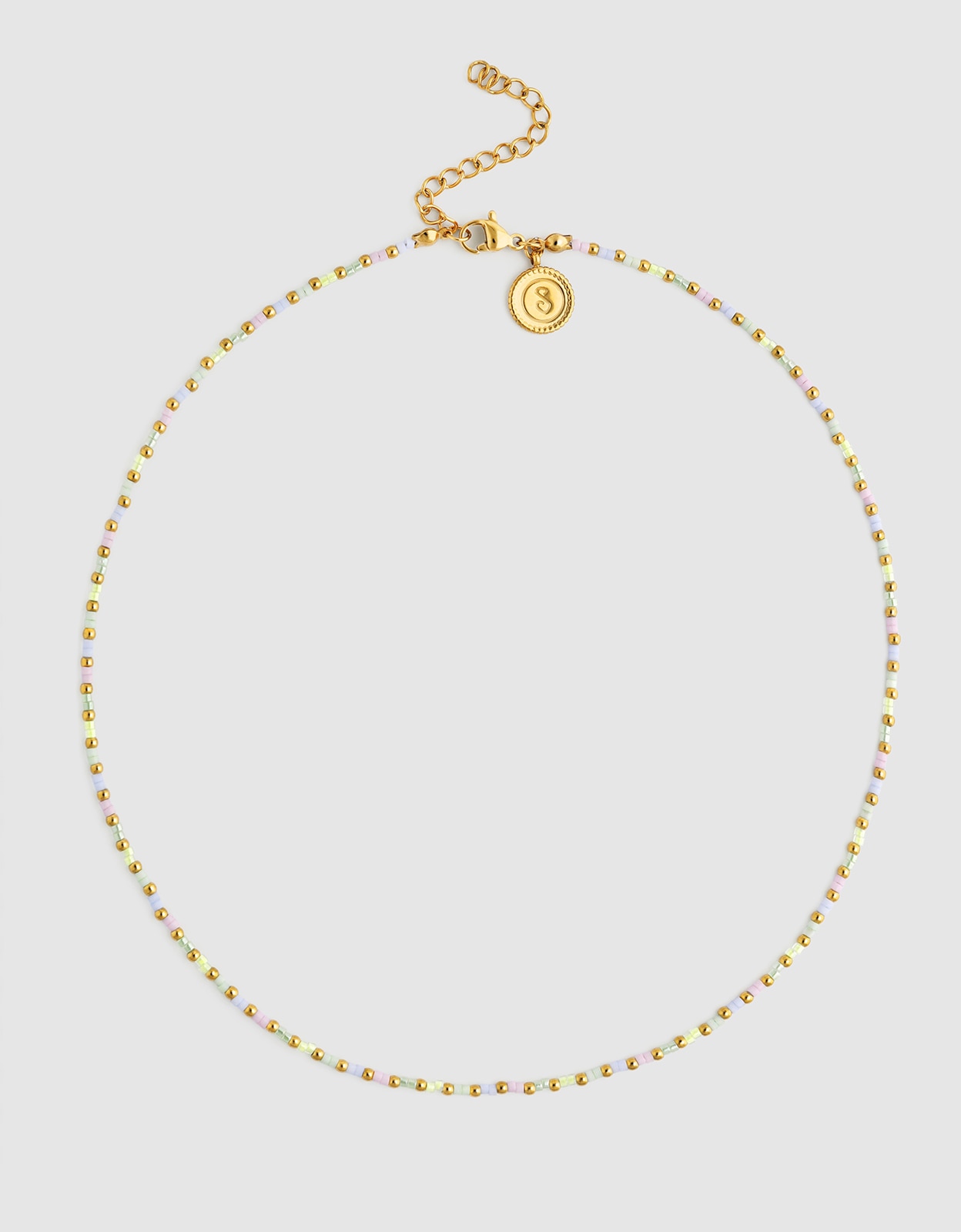 Collar joy colors de acero bañado en oro - Singularu - Multicolor Multicolor-4