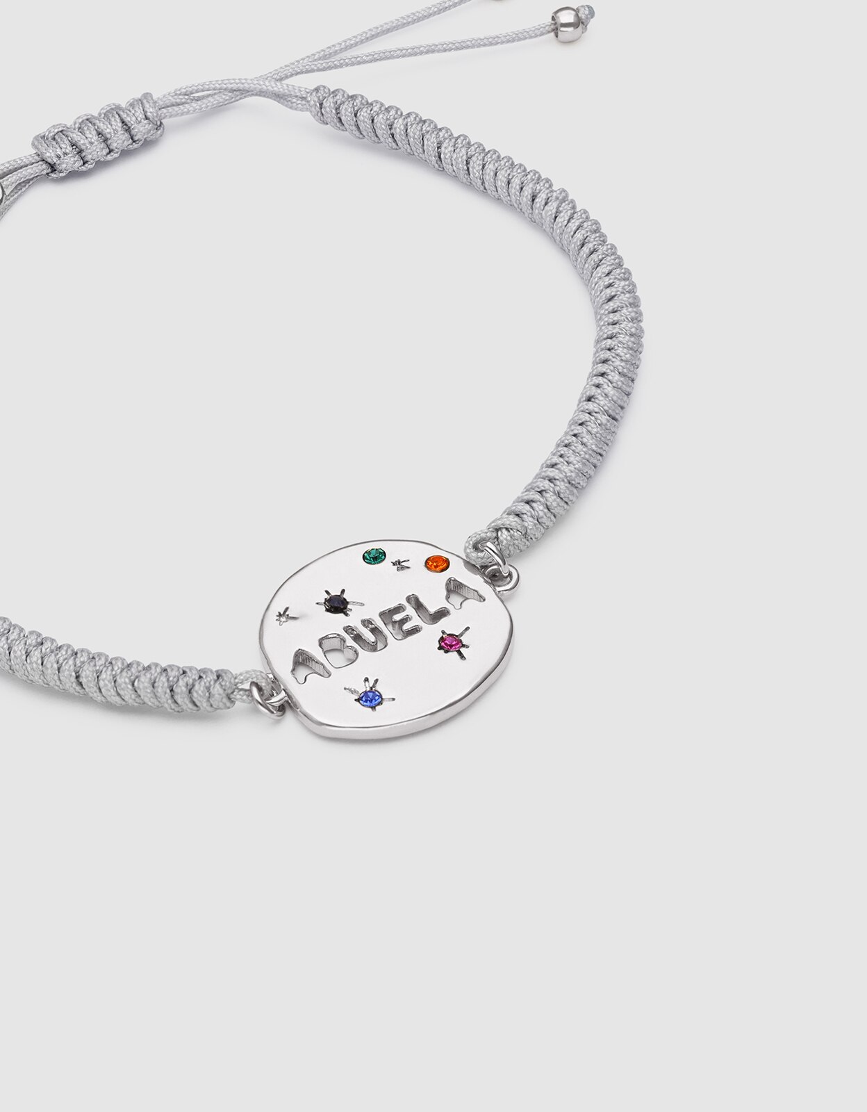 Pulsera abuela colors de aleación de metales bañado en rodio - Singularu - Multicolor Multicolor-3