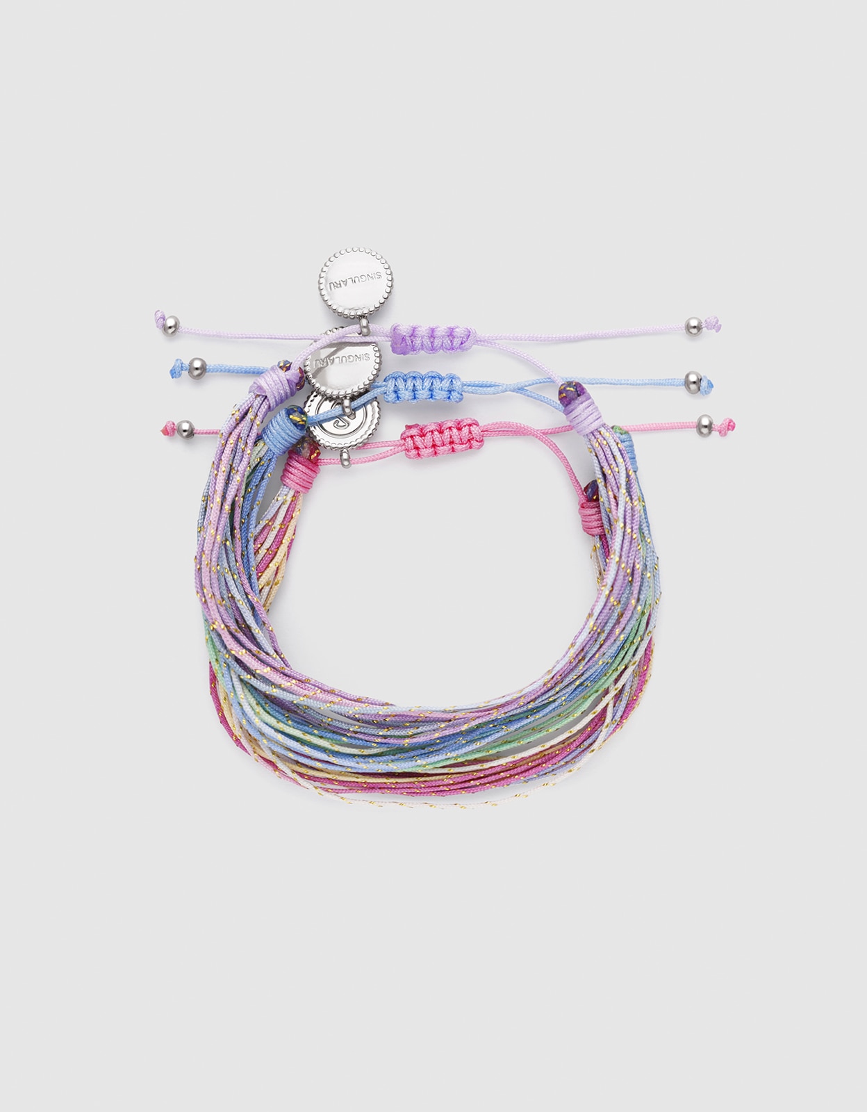 Imagen 0 de Pack 3 pulsera sunset spark de acero Multicolor