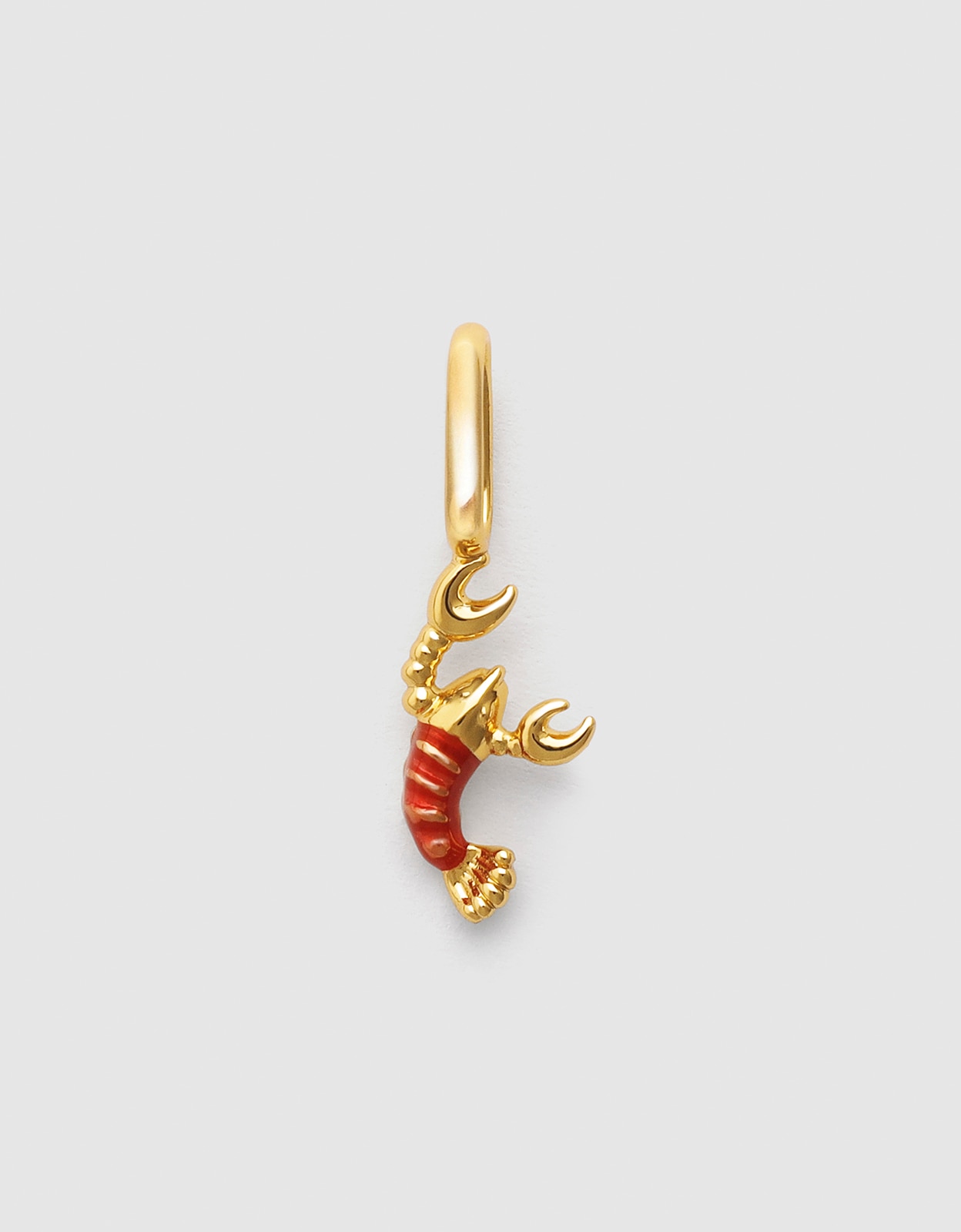 Imagen 0 de Charm gambita de aleación de metales bañado en oro Rojo