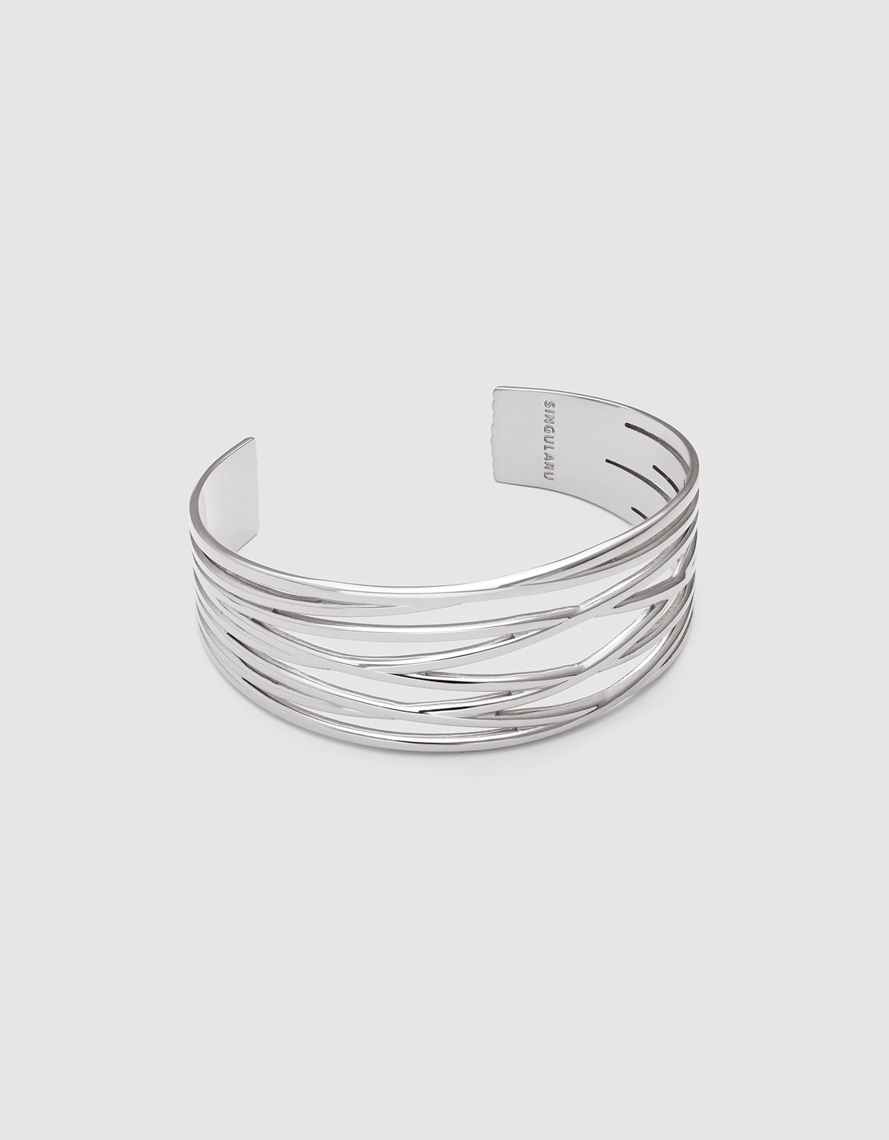 Brazalete odisea de acero - Singularu - Plateado Plateado-1