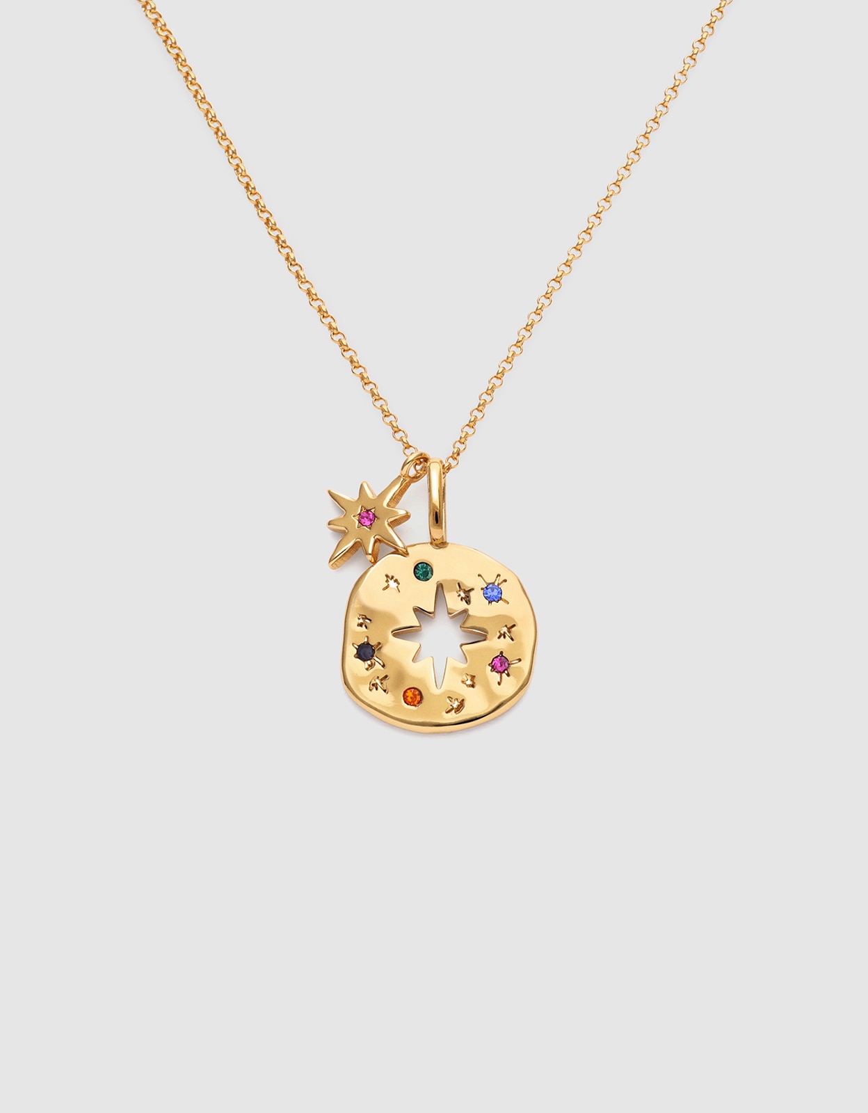 Imagen 1 de Pack collar charm para ti mamá de aleación de metales bañado en oro Multicolor