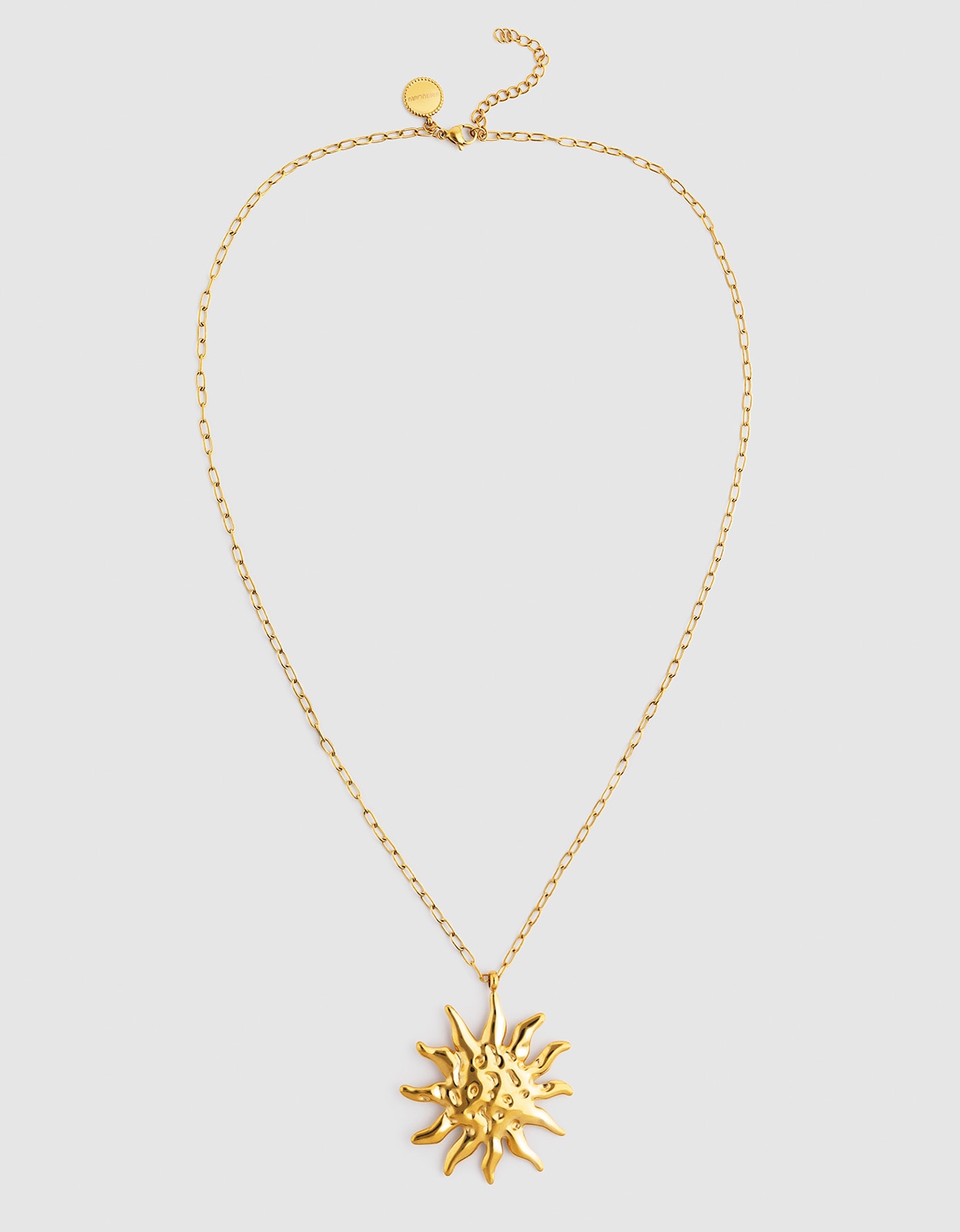 Collar chic solea de acero bañado en oro - Singularu - Dorado Dorado-4