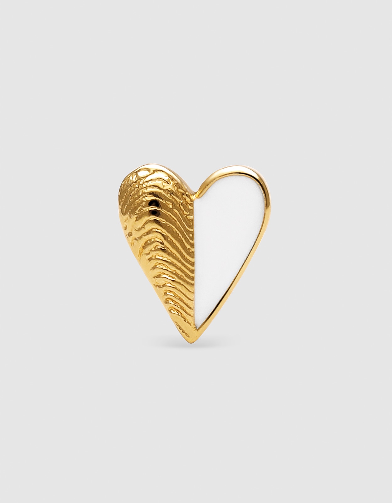 Imagen 0 de Piercing mejillón enamel de aleación de metales bañado en oro Blanco
