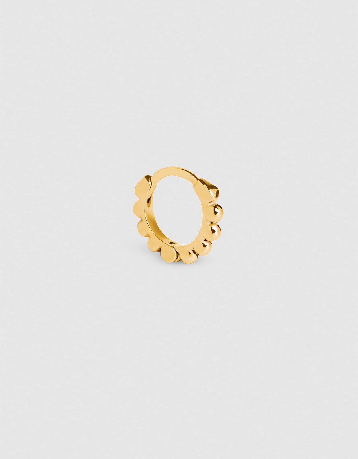 Imagen 0 de Piercing pebbles s de acero bañado en oro Dorado