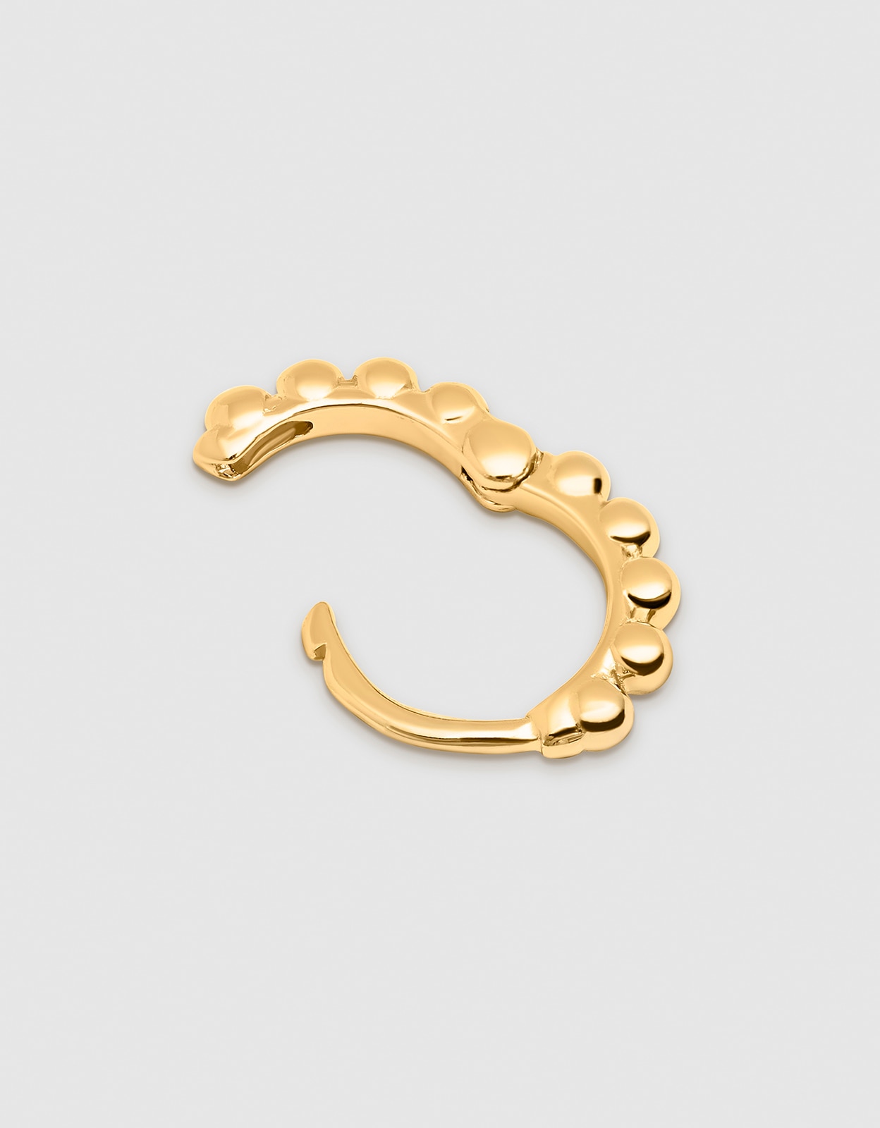 Piercing pebbles s de acero bañado en oro - Singularu - Dorado Dorado-3