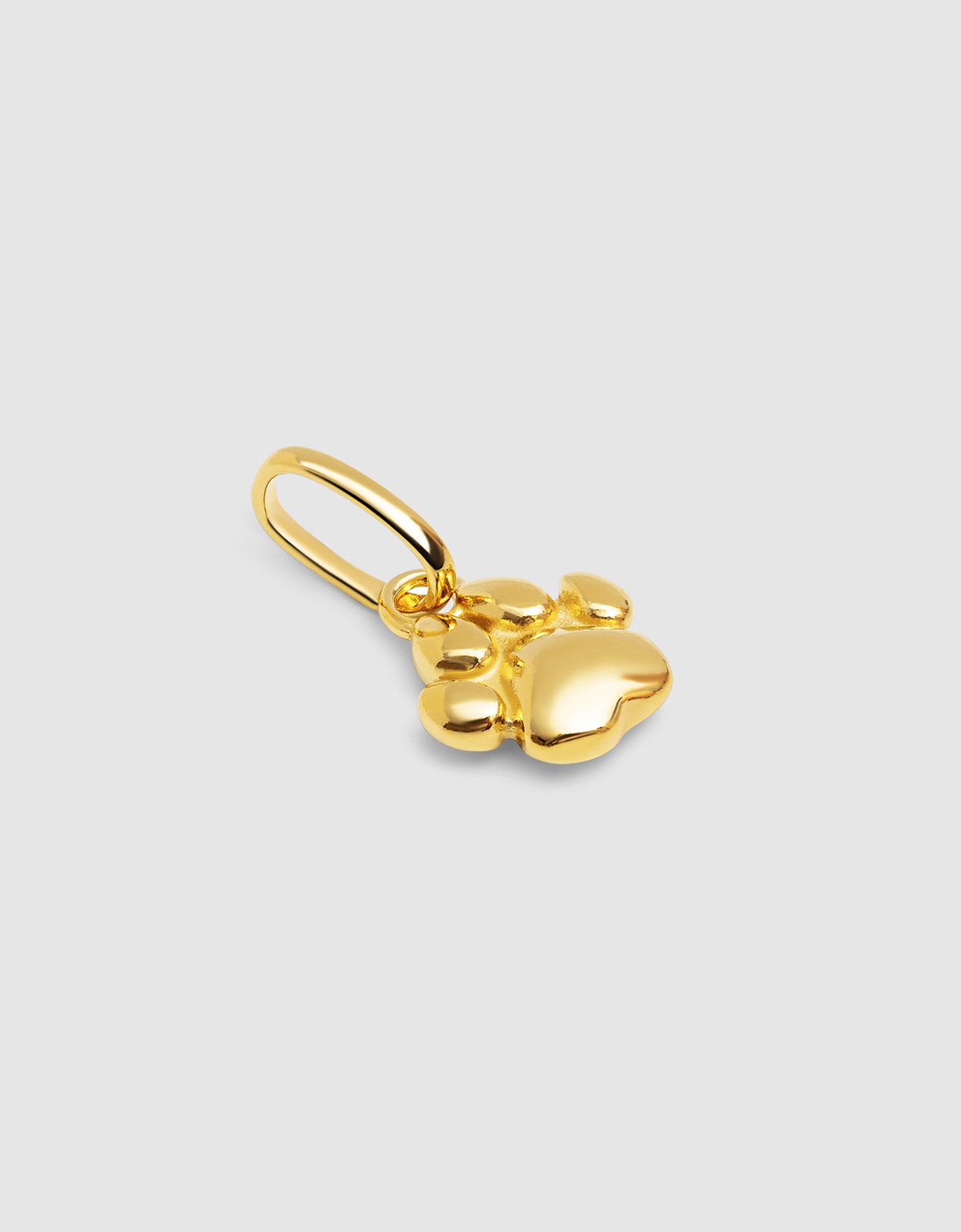 Charm simple paw de aleación de metales bañado en oro - Singularu - Dorado Dorado-3